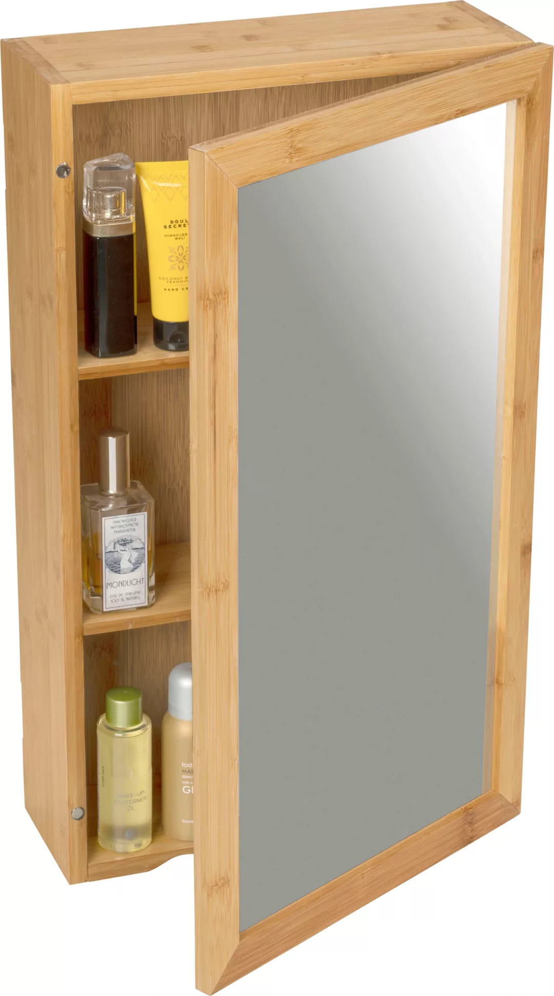 WENKO Spiegelschrank WENKO Spiegelschrank BAMBUSA (BHT 35x60x14 cm) BHT 35x günstig online kaufen