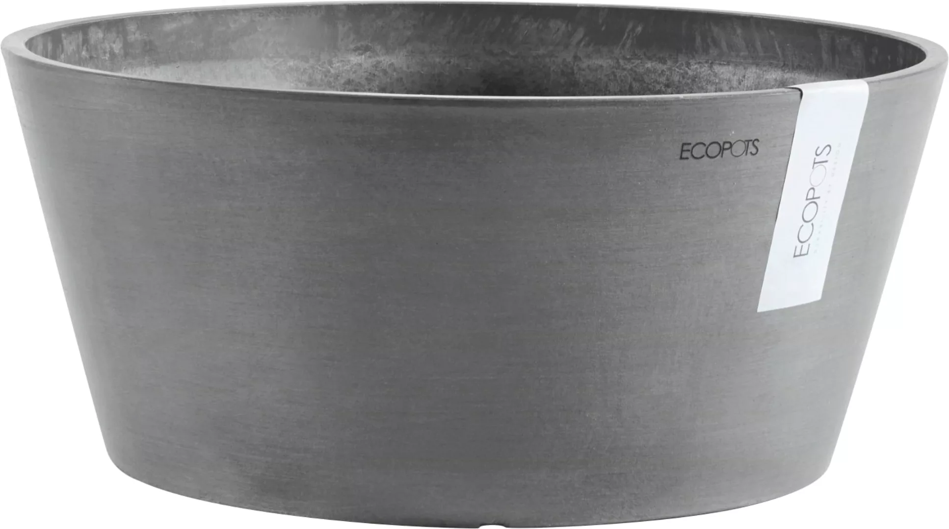 ECOPOTS Blumentopf "FRANKFURT Grey", BxTxH: 50x50x25 cm günstig online kaufen