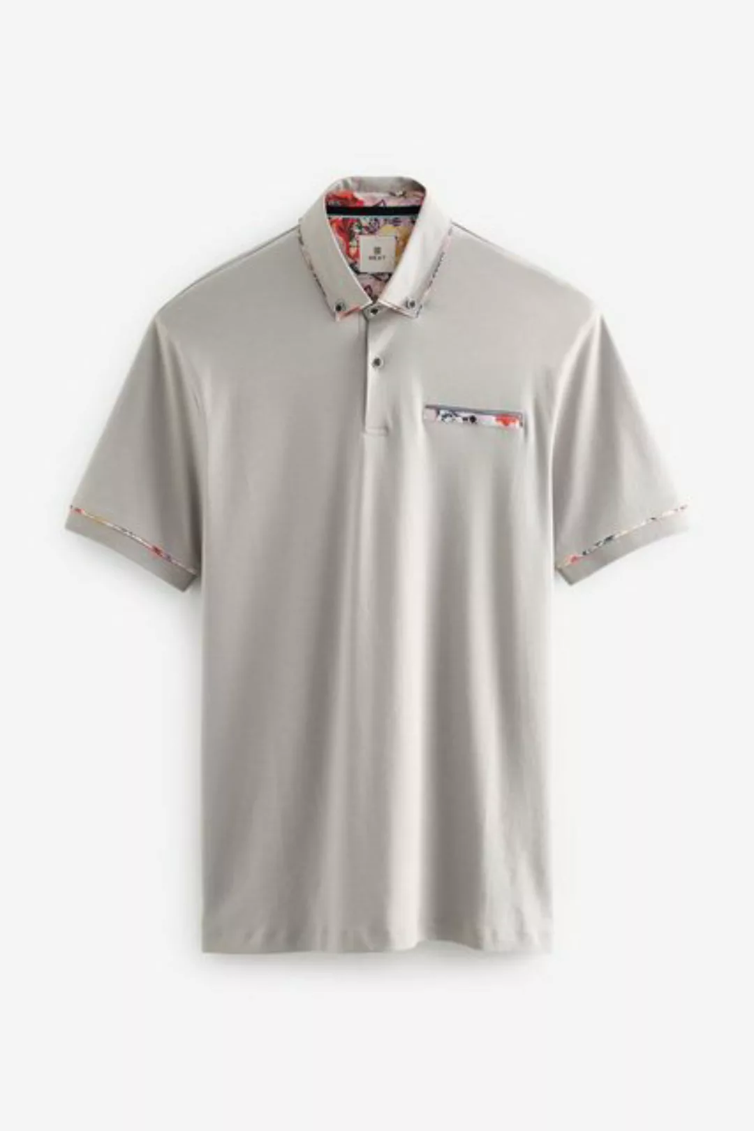 Next Poloshirt Polohemd mit elegantem Kragen (1-tlg) günstig online kaufen