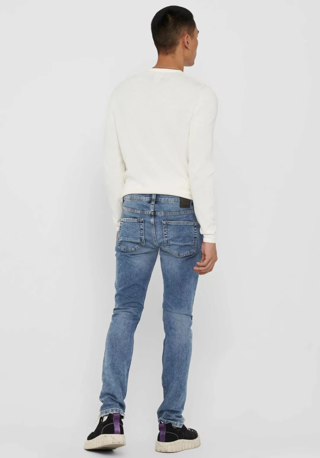 Only & Sons Herren Jeans ONSLOOM SLIM BLUE JOG PK 8653 - Slim Fit - Blau - günstig online kaufen