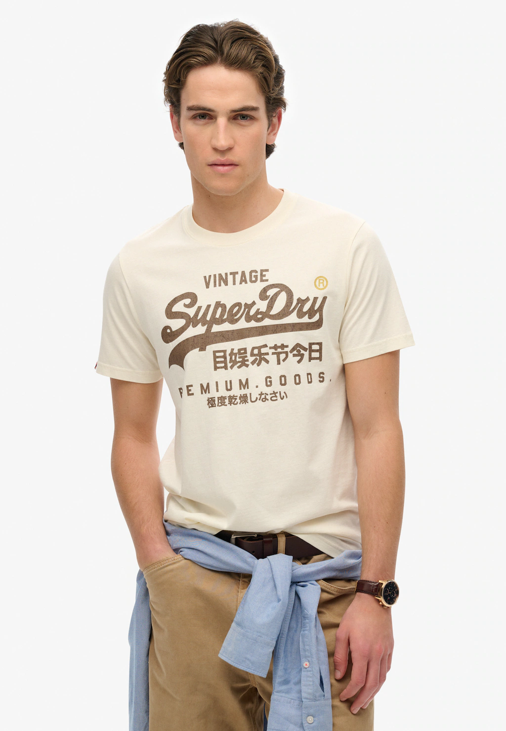 Superdry Rundhalsshirt "VL WORKWEAR RELAXED TEE" günstig online kaufen