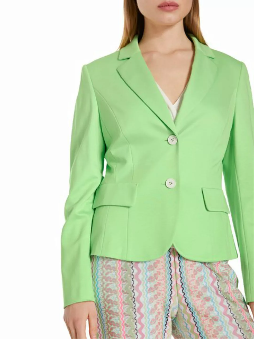 Marc Cain Kurzblazer Sesonal Colours Premium Damenmode Figurnaher Blazer günstig online kaufen