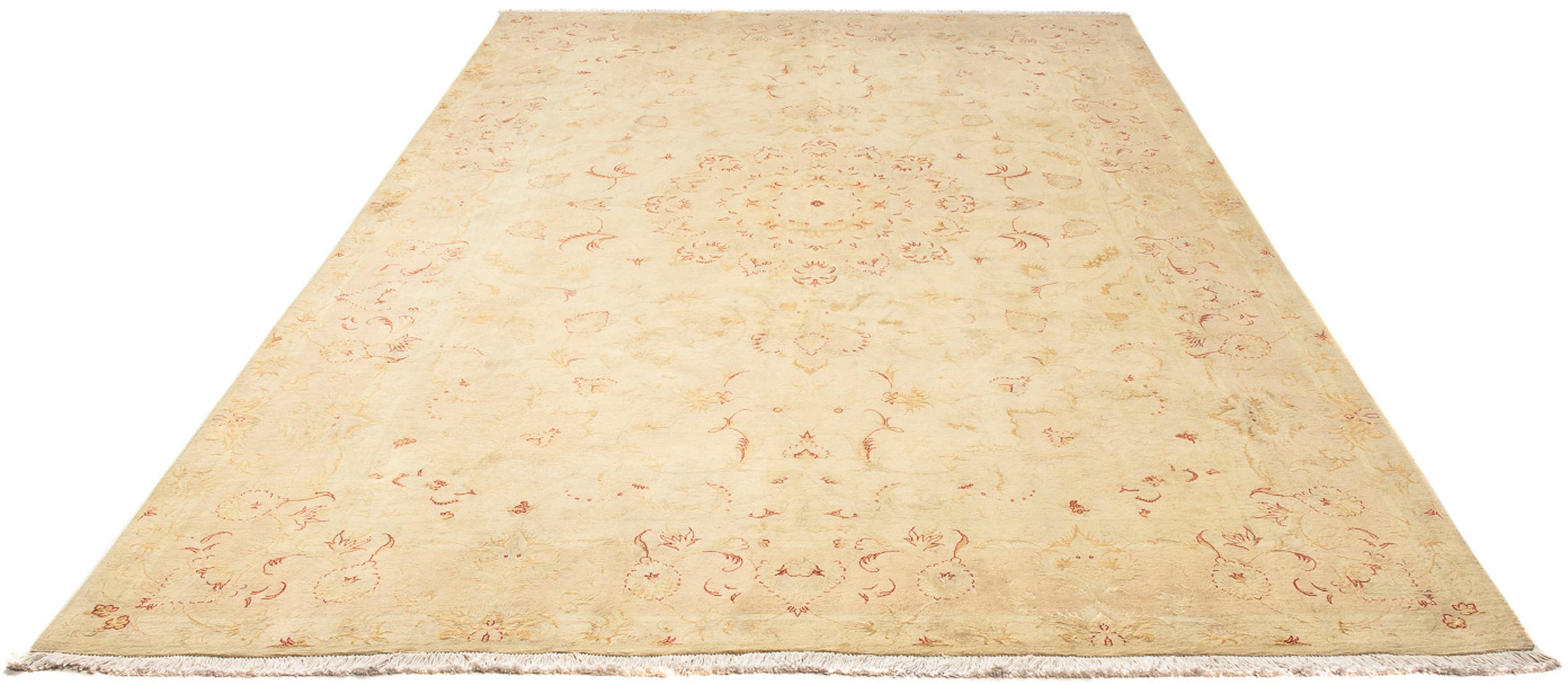 morgenland Orientteppich »Perser - Täbriz - Royal - 298 x 198 cm - hellbrau günstig online kaufen