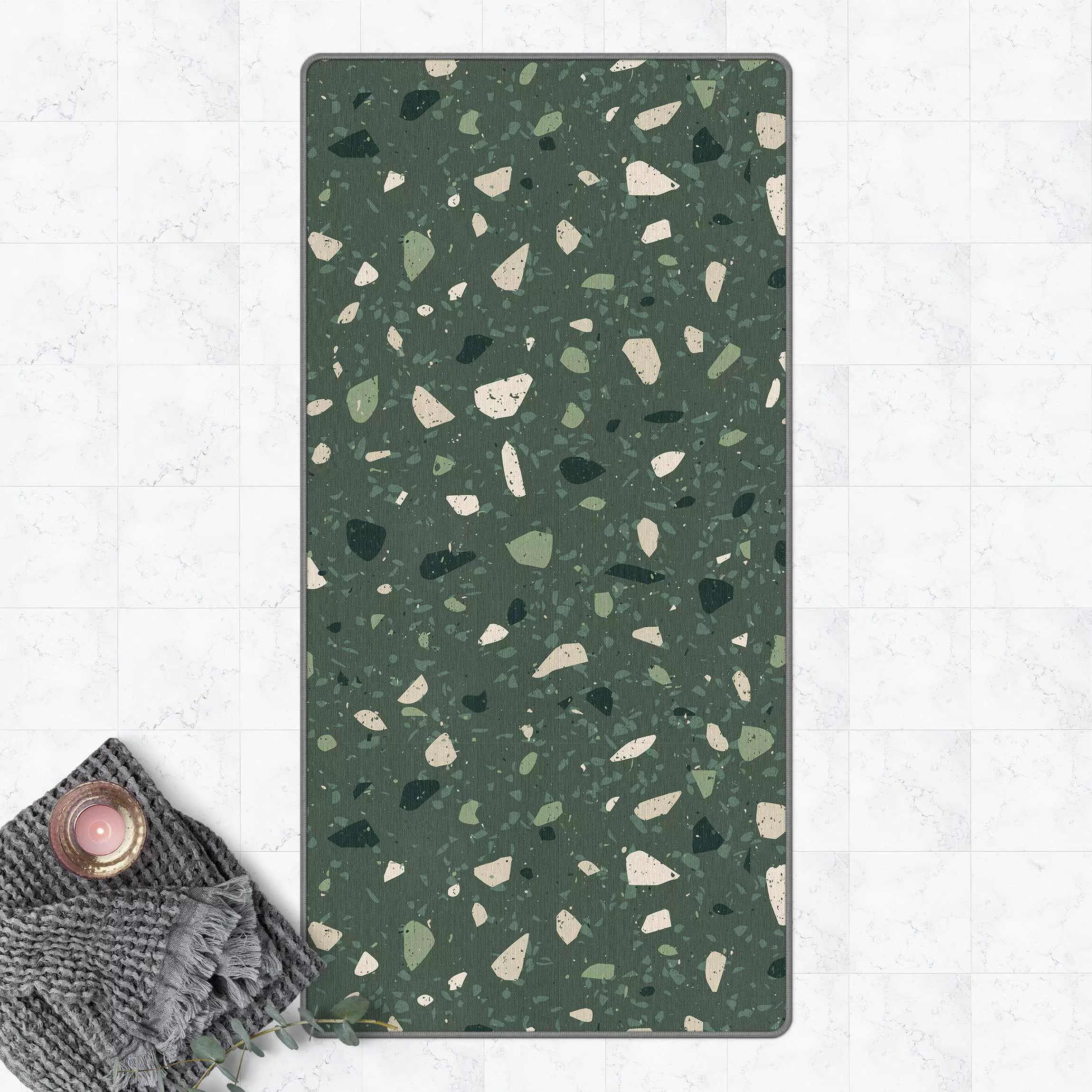 Teppich Detailliertes Terrazzo Muster Messina günstig online kaufen