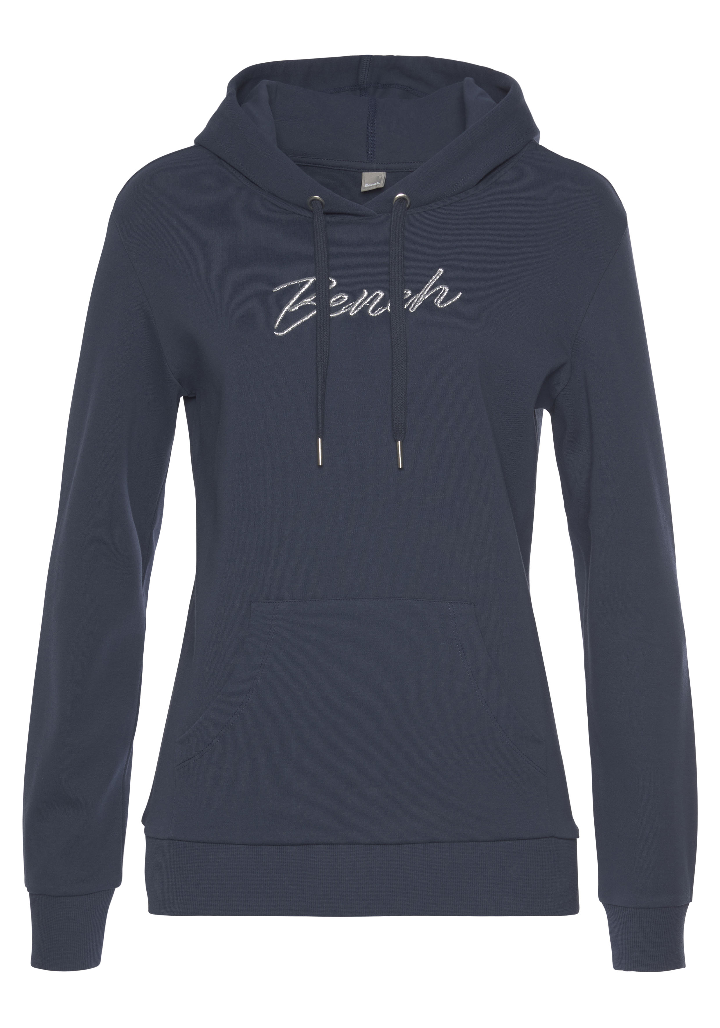 Bench. Loungewear Hoodie, mit glänzender Logostickerei, Loungeanzug günstig online kaufen