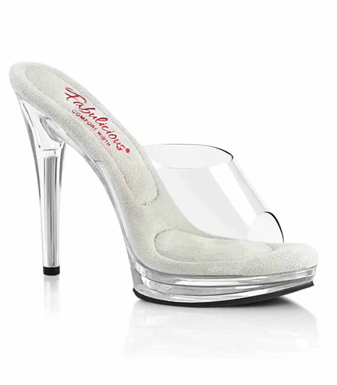 GLORY-501 High Heels Sandalette - Klar/Klar | Fabulicious  (Schuhgröße: EUR günstig online kaufen
