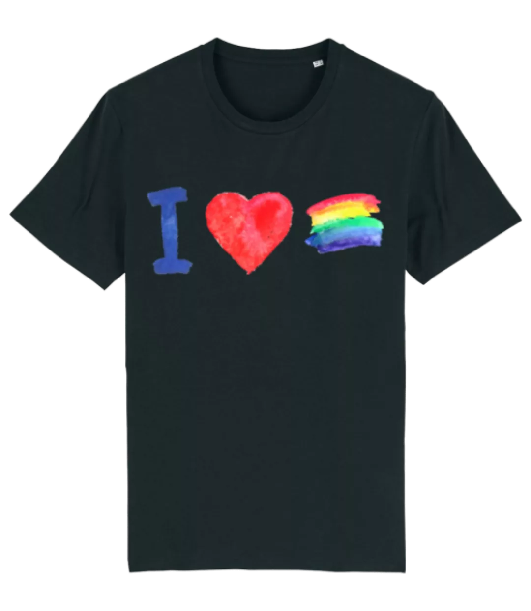 I Love Rainbows · Männer Bio T-Shirt Stanley Stella 2.0 günstig online kaufen