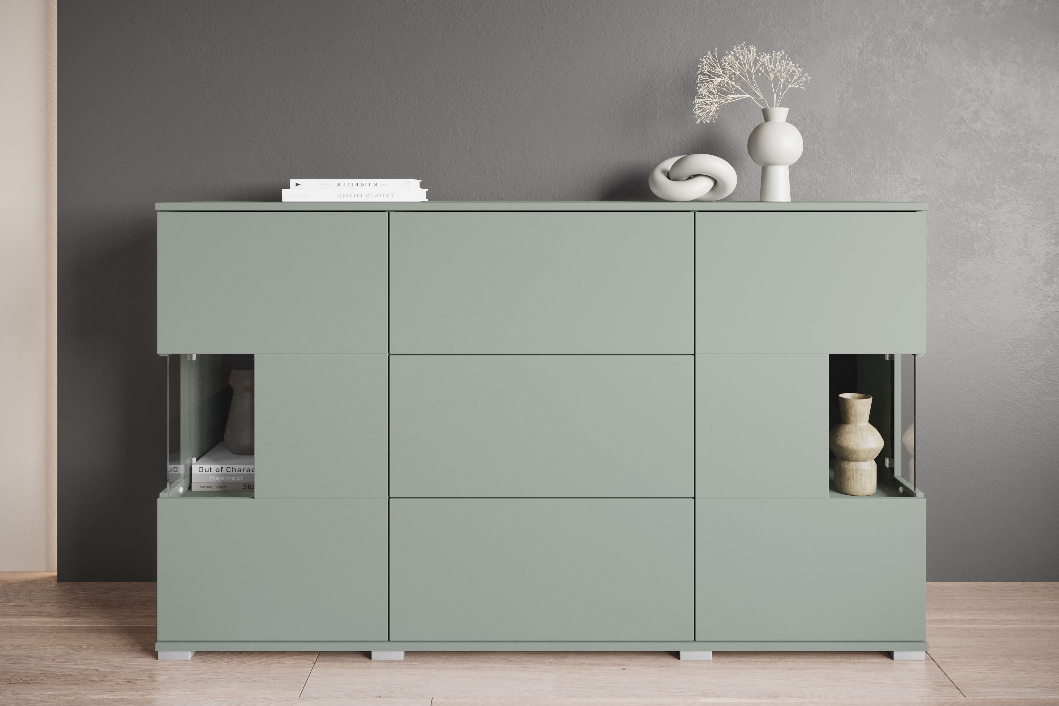 INOSIGN Sideboard "Kenia", (1 St.), Sideboard mit 3 Schubladen, 6 Fächern, günstig online kaufen
