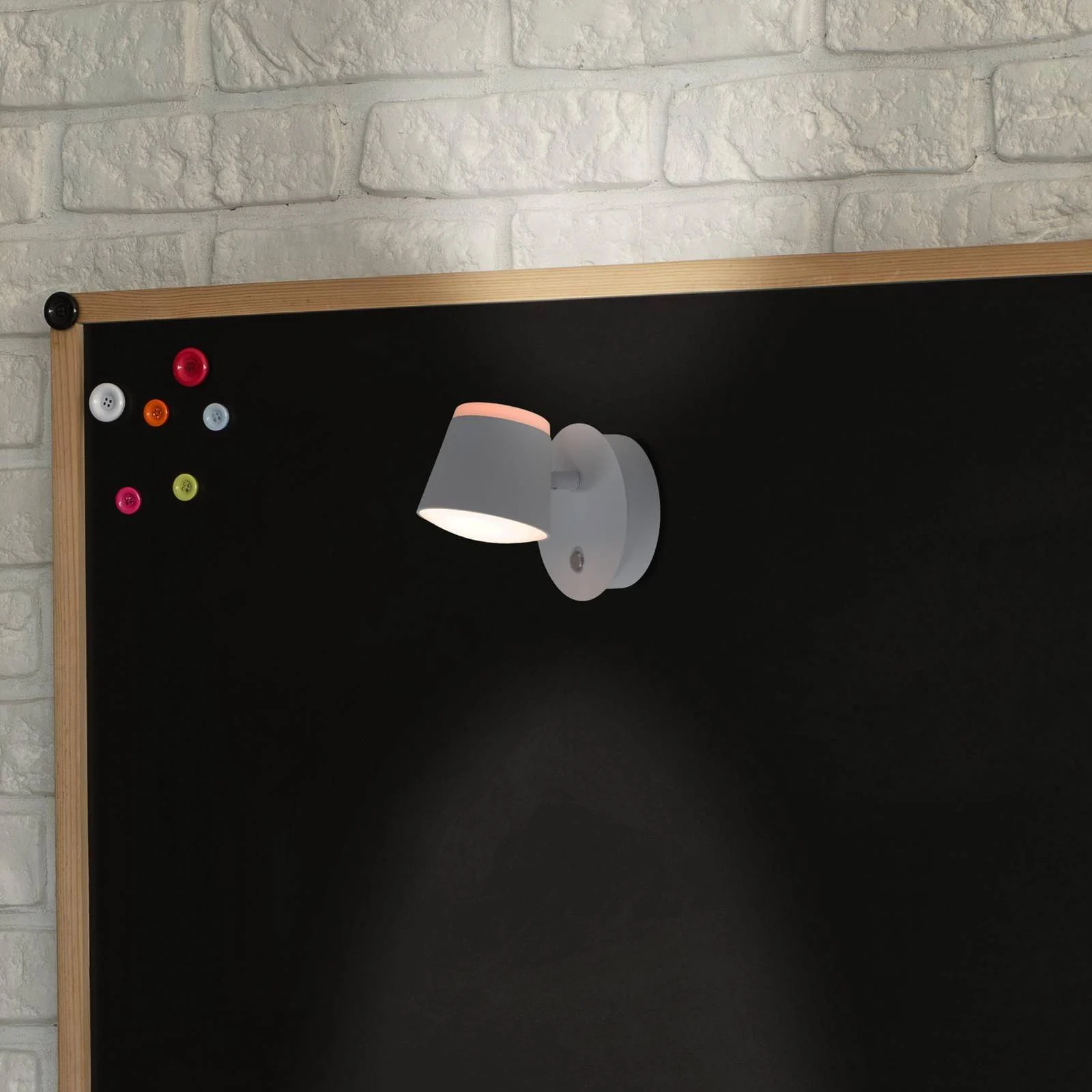 LED-Wandleuchte Tondo Akku, magnetisch, weiß günstig online kaufen
