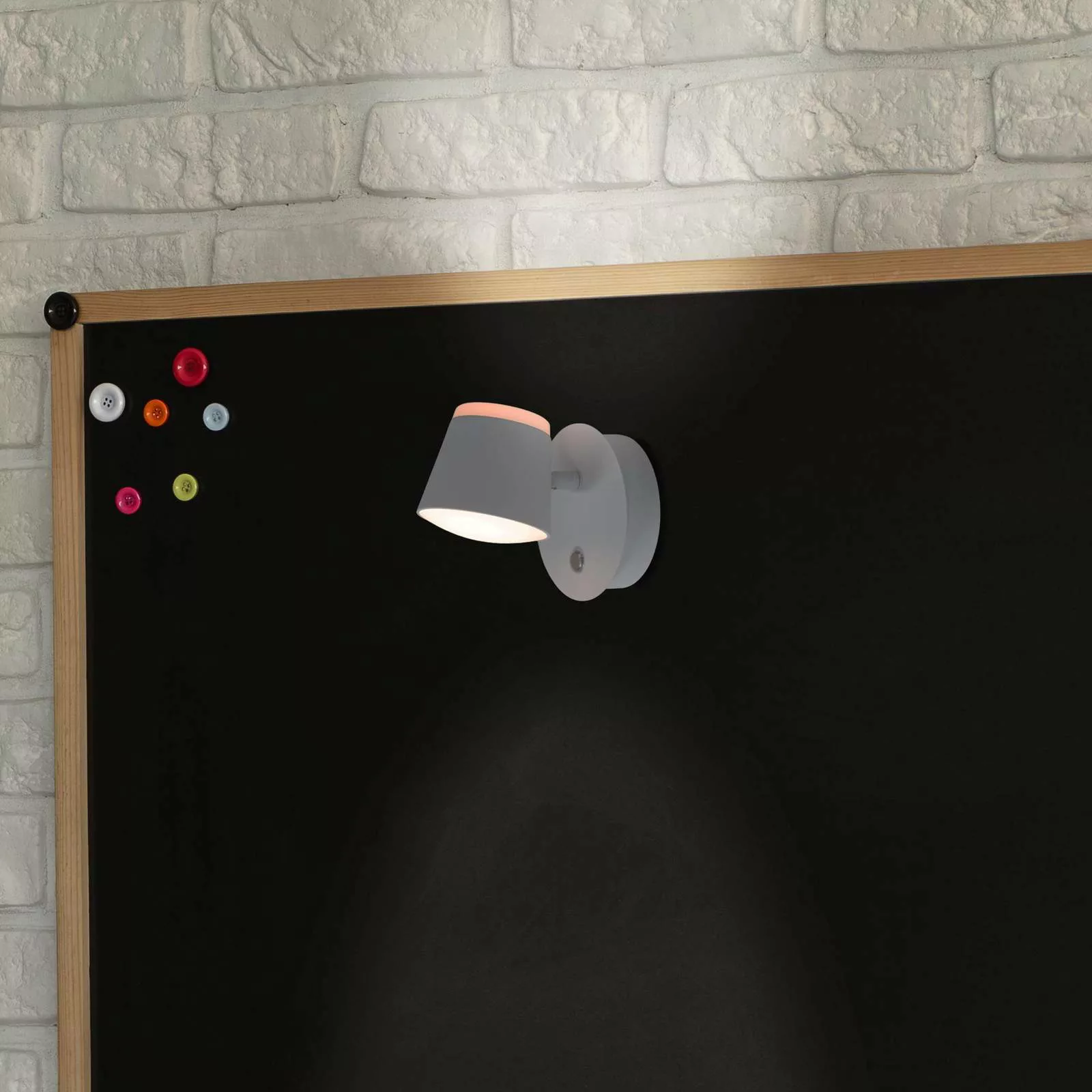 Näve Leuchten LED-Wandleuchte weiß Metall Kunststoff B/H/T: ca. 12x12x14,5 günstig online kaufen