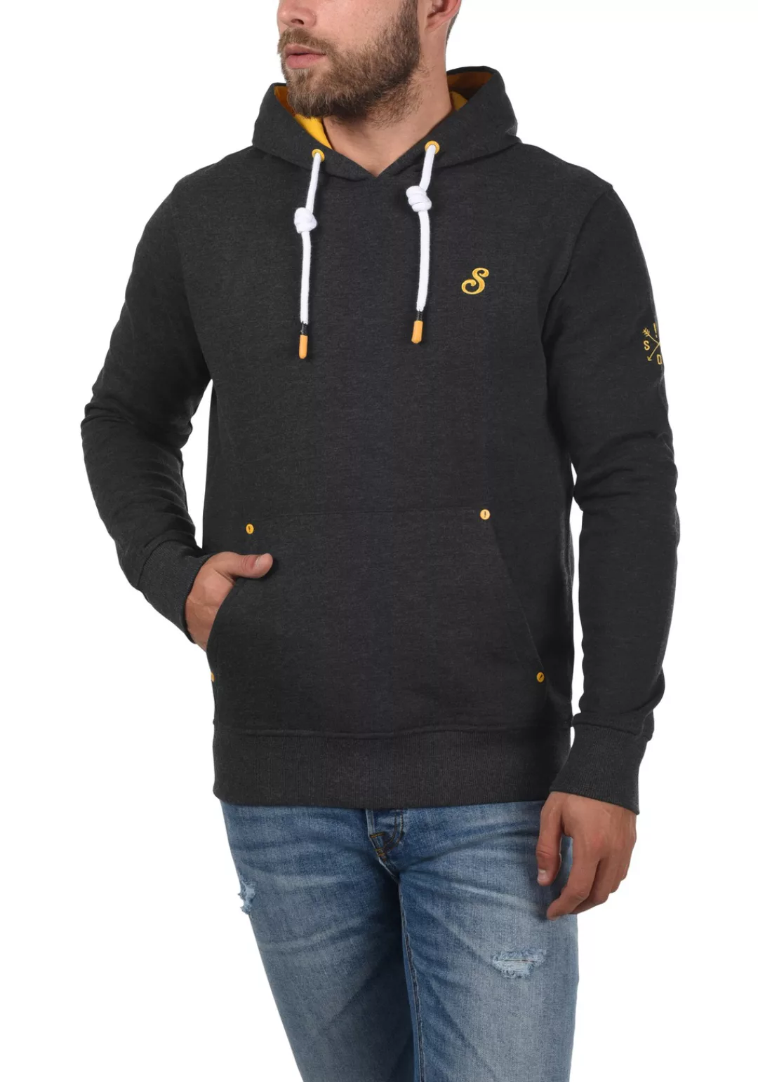 !Solid Hoodie SDKenan Kapuzensweatshirt mit kontrastreichen farblichen Deta günstig online kaufen