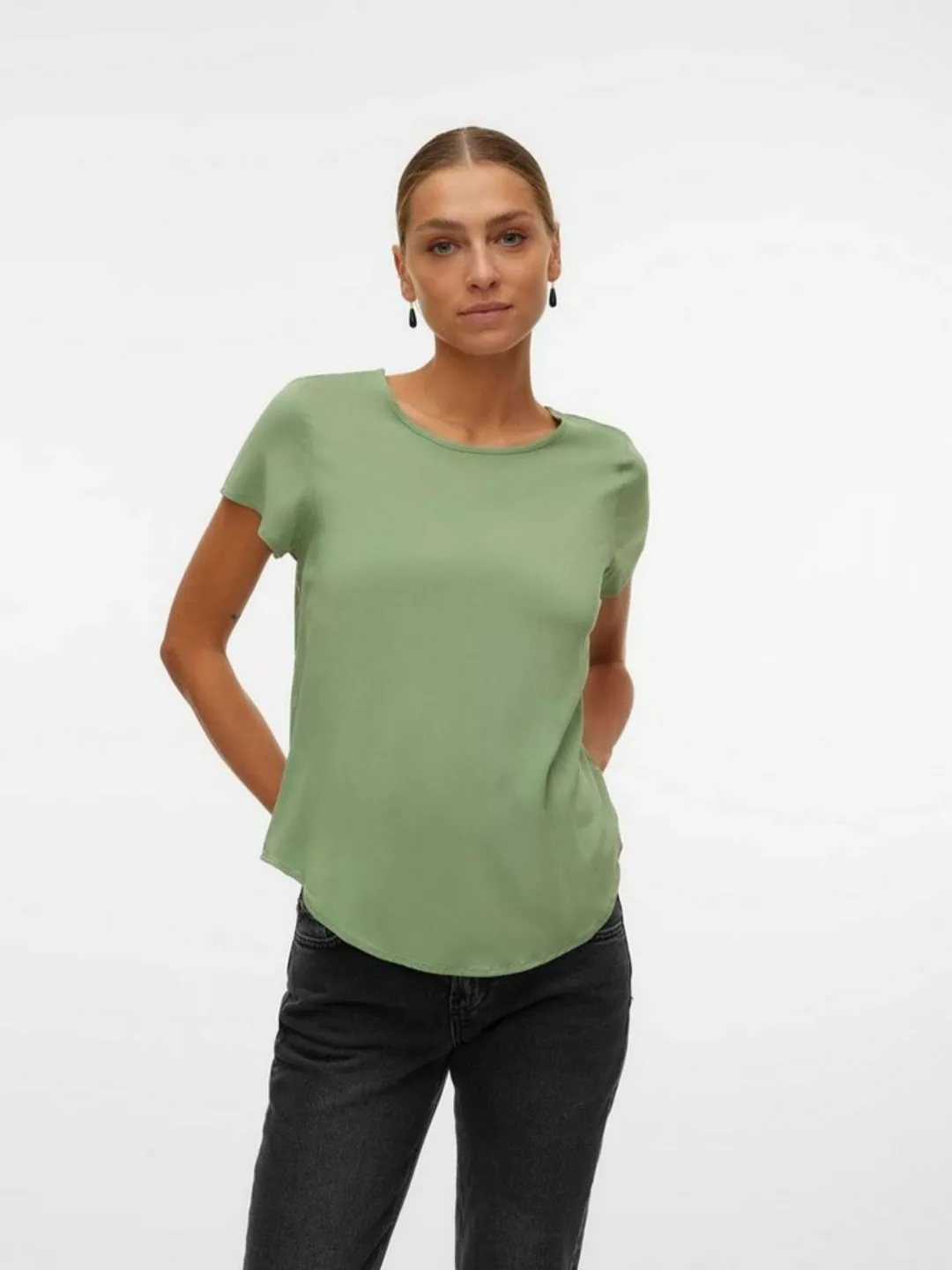 Vero Moda Blusenshirt VMBELLA SS TOP WVN GA NOOS günstig online kaufen