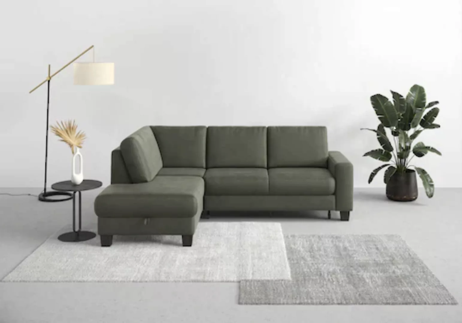 Home affaire Ecksofa "Summer L-Form", mit Ottomane, mit oder ohne Bettfunkt günstig online kaufen