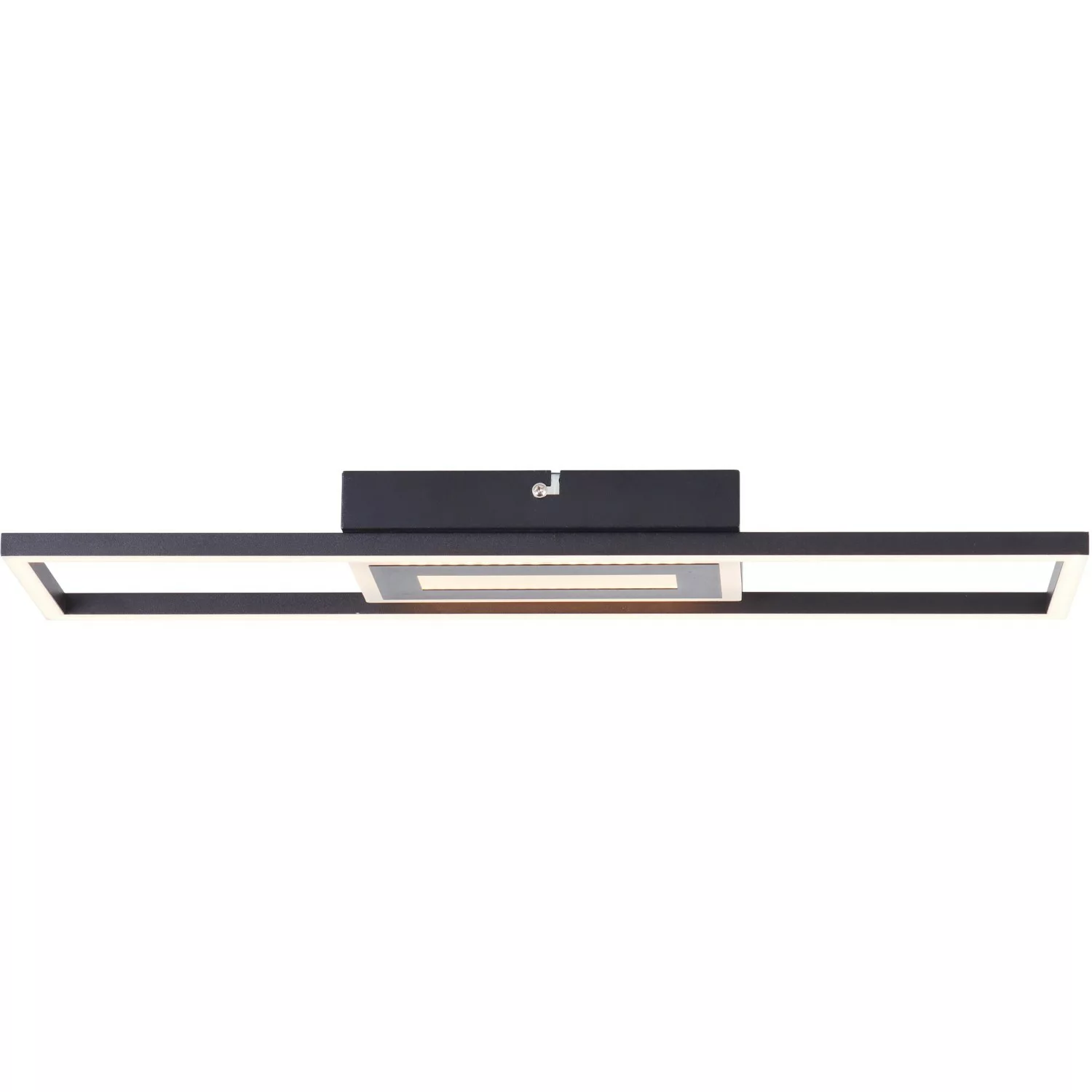 Brilliant LED-Deckenleuchte Besson Schwarz 55 cm x 16 cm günstig online kaufen