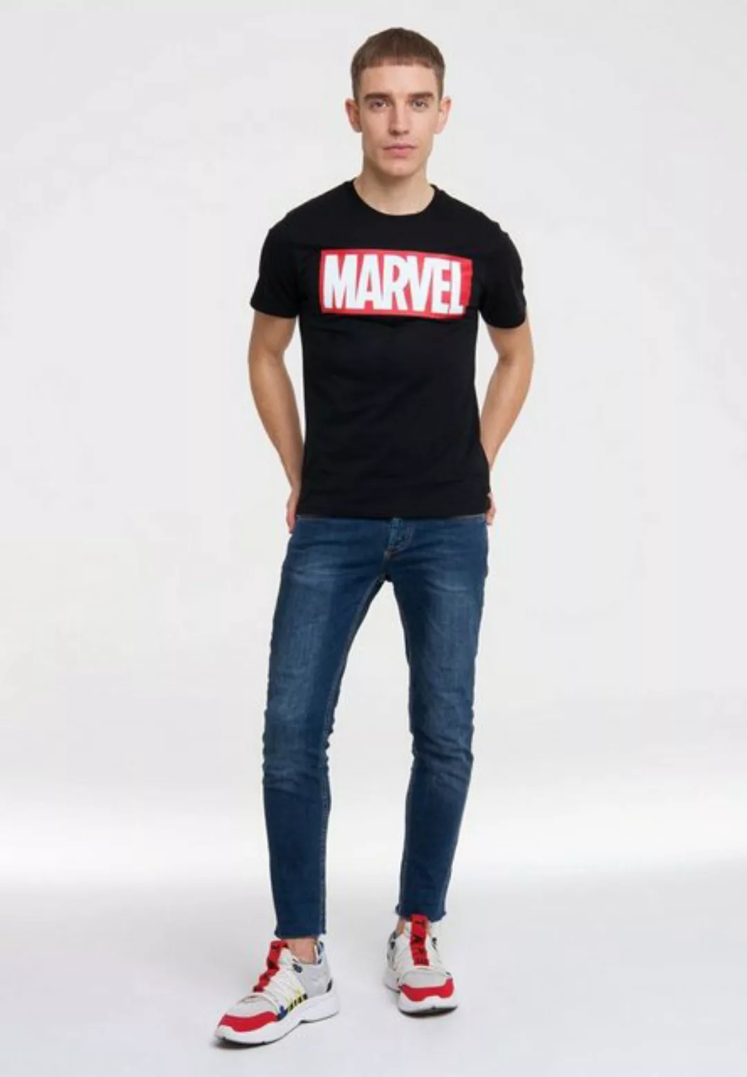 Marvel - Logo - T-shirt - Original Logoshirt - 100% Organic Cotton günstig online kaufen