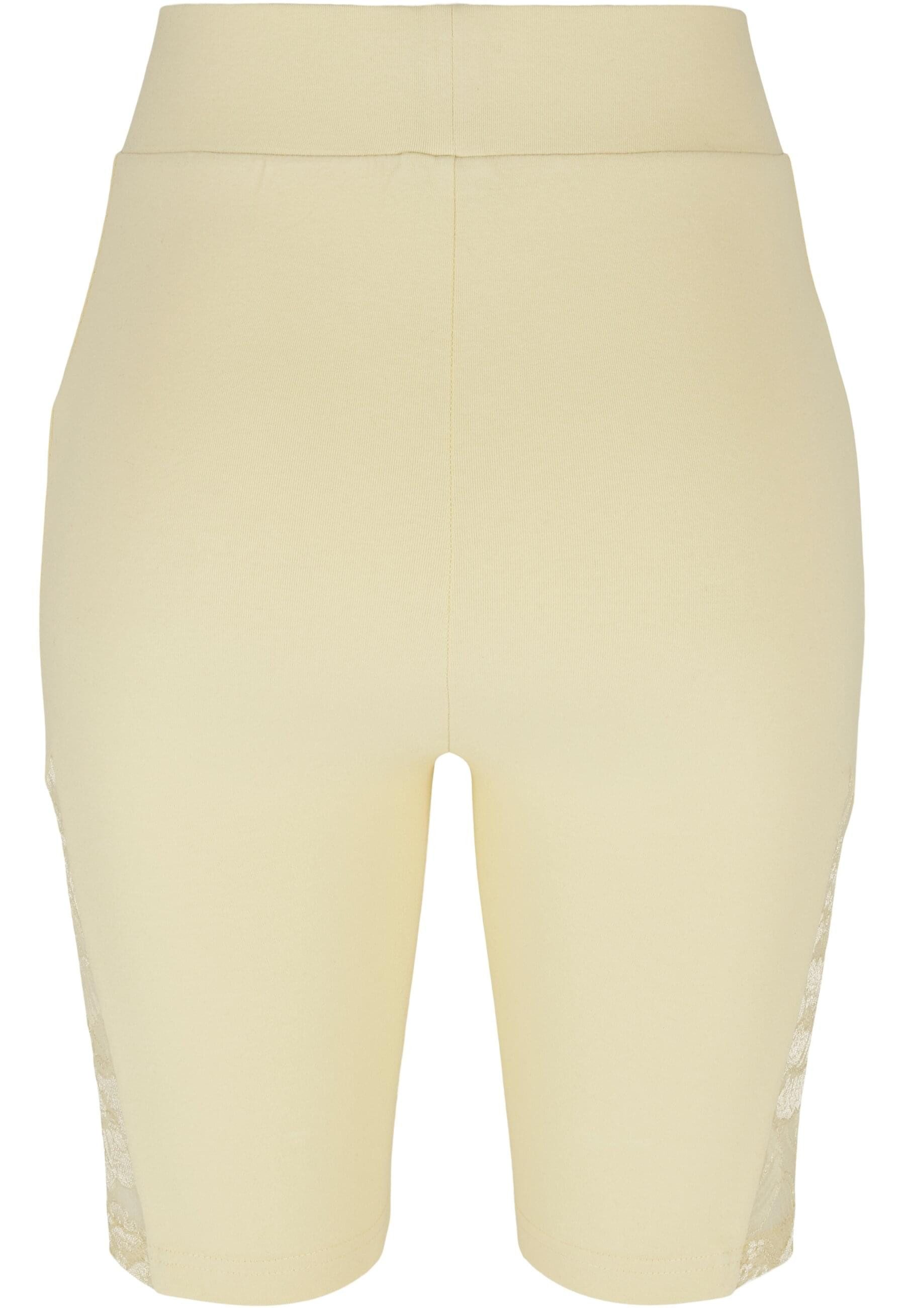 URBAN CLASSICS Radlerhose "Urban Classics Damen Ladies High Waist Lace Inse günstig online kaufen