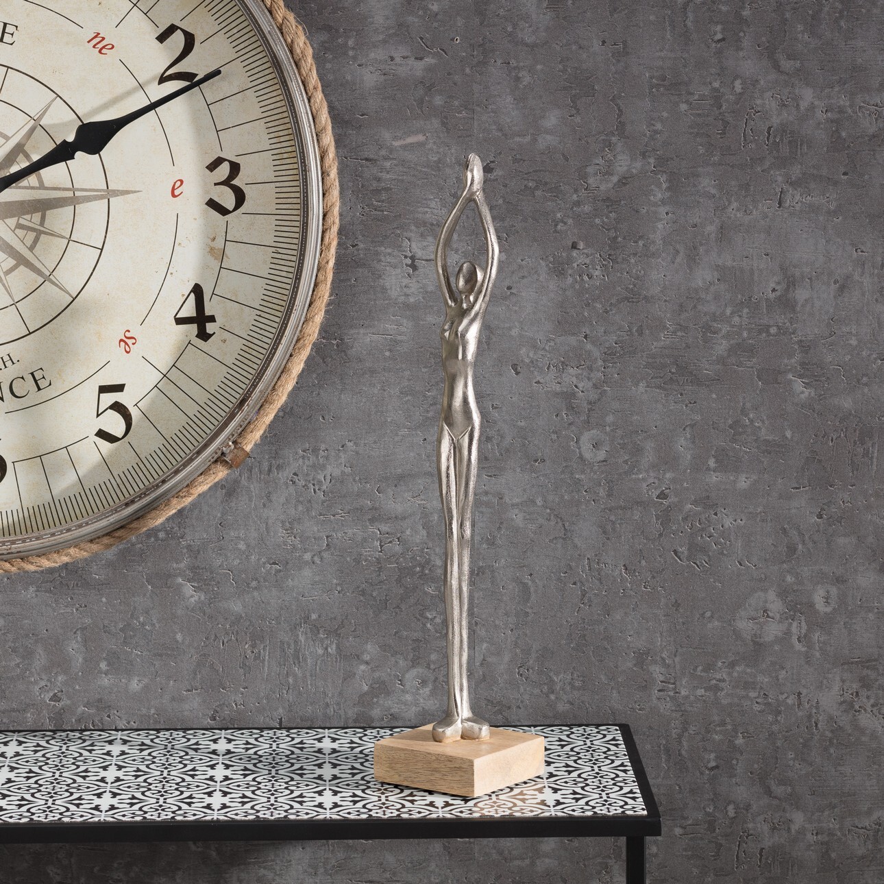 Dekofigur Silver Woman II 52cm, 52 cm günstig online kaufen