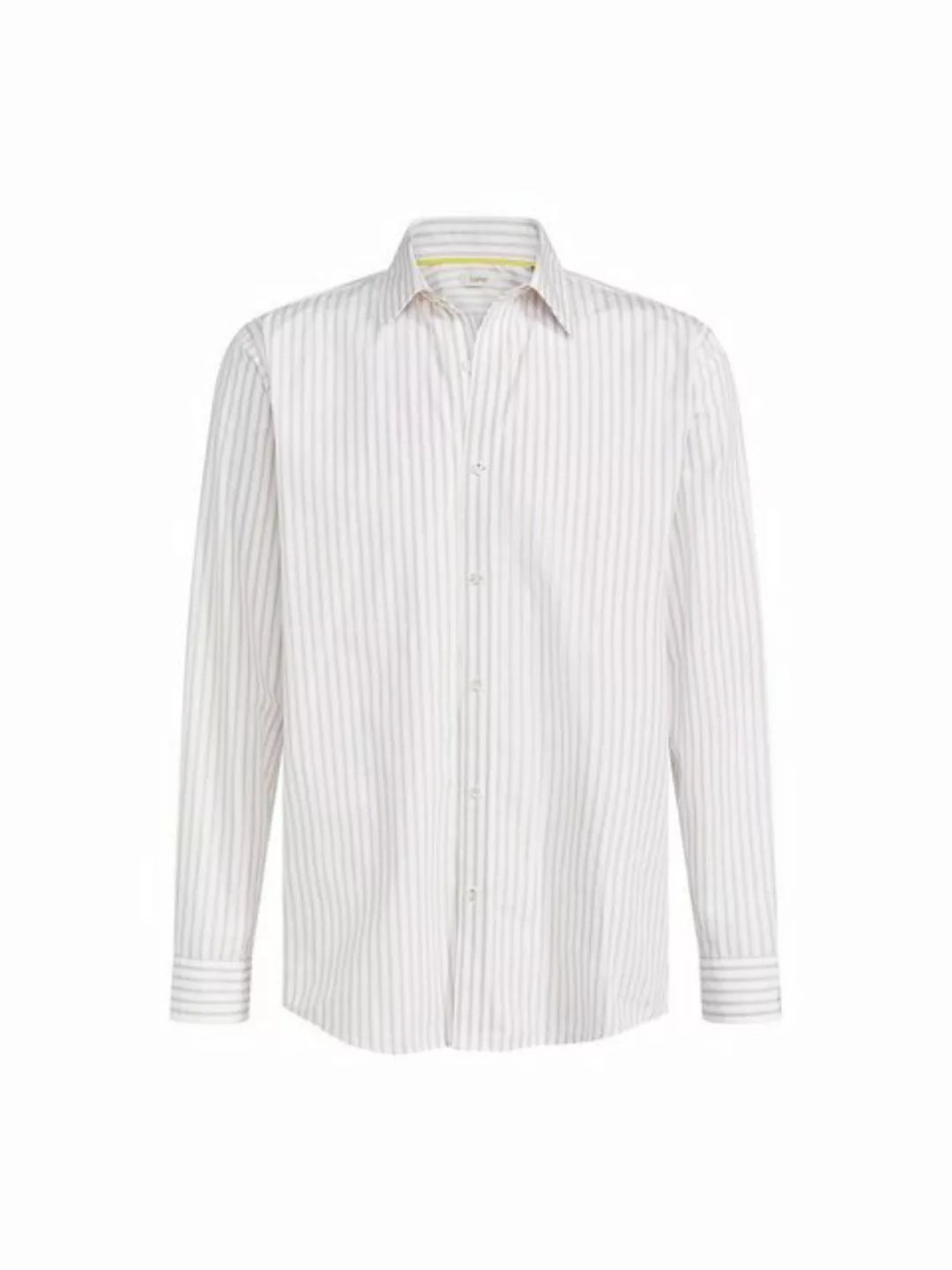 Esprit Langarmhemd Gestreiftes Hemd aus Baumwoll-Popeline günstig online kaufen