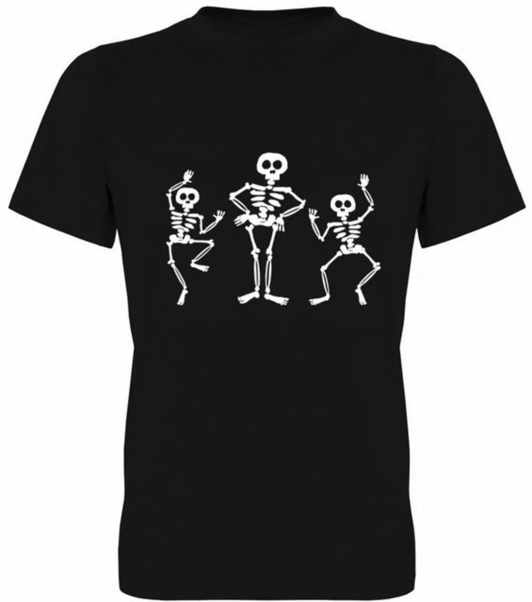 G-graphics T-Shirt Tanzende Skelette Herren T-Shirt, mit Frontprint, mit Sp günstig online kaufen