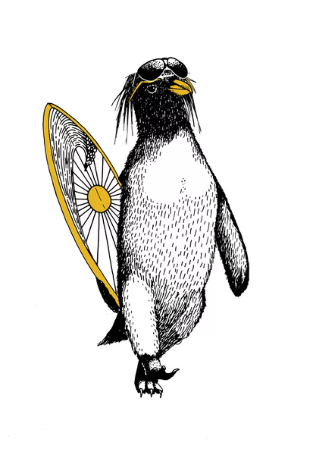 Poster Animal Penguin Beach günstig online kaufen