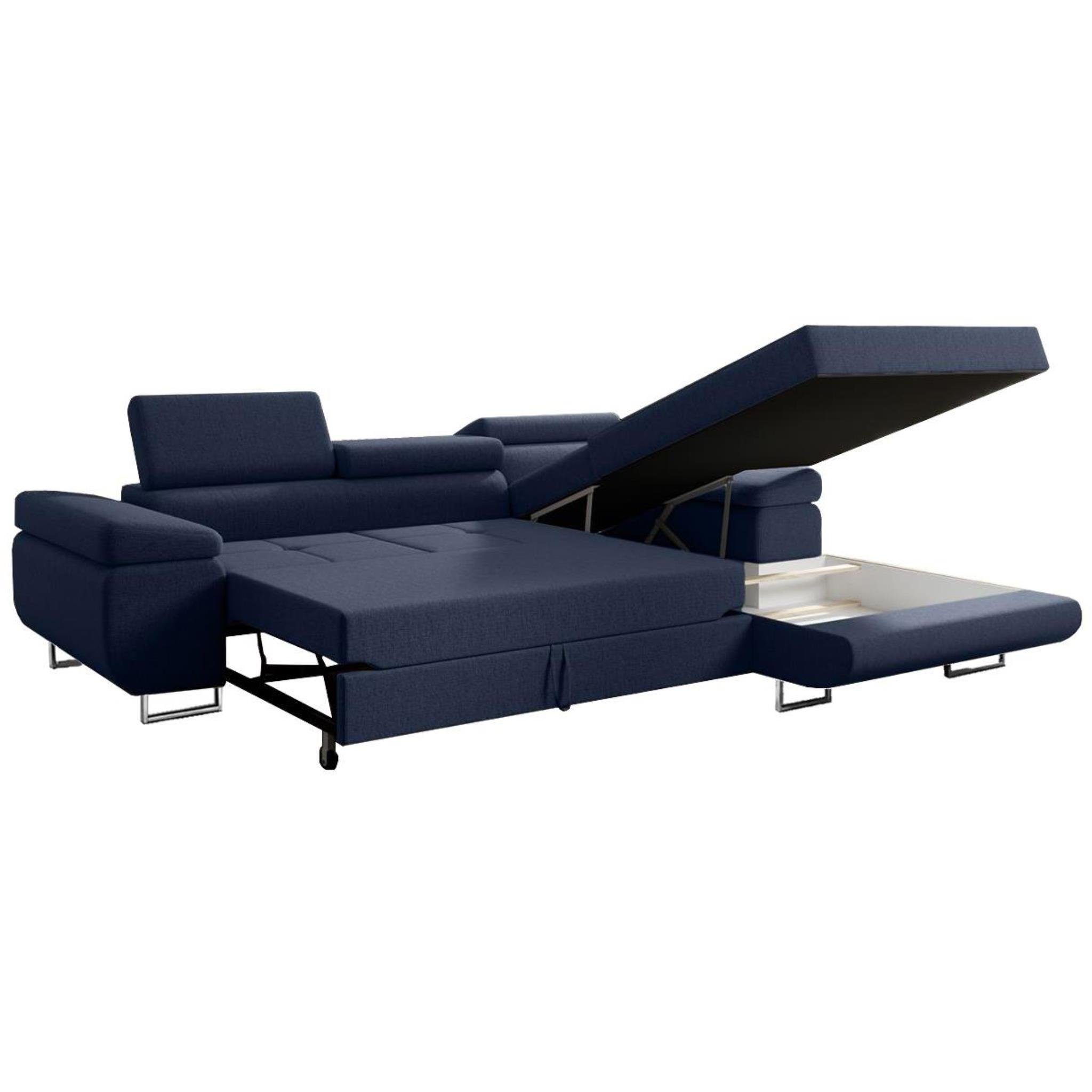 Beautysofa Ecksofa Alons mit Schlaffunktion auf günstig online kaufen