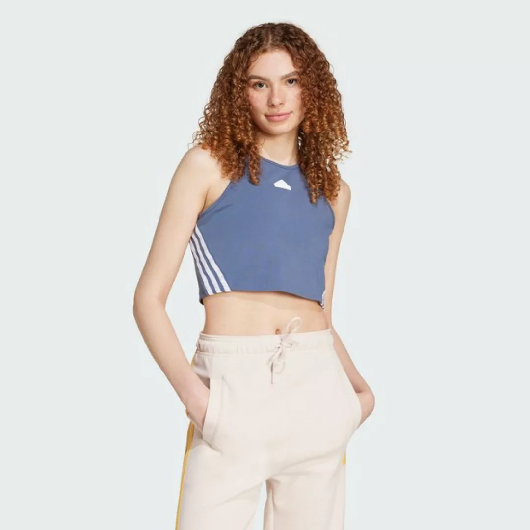 adidas Sportswear Crop-Top FUTURE ICONS 3-STREIFEN TANKTOP günstig online kaufen