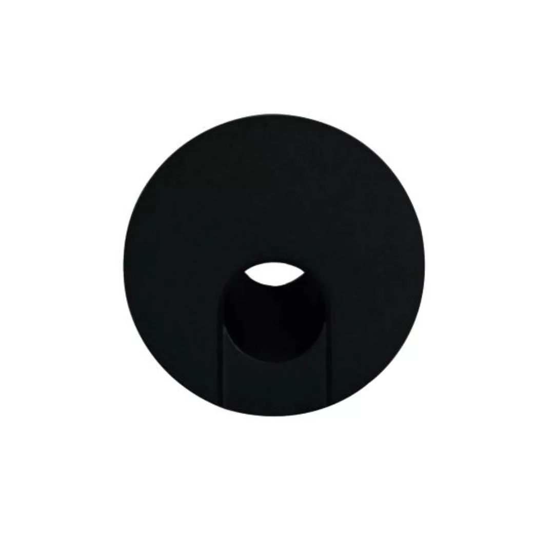 BRUMBERG Wall Kit68 rückversetzt, rund, schwarz günstig online kaufen