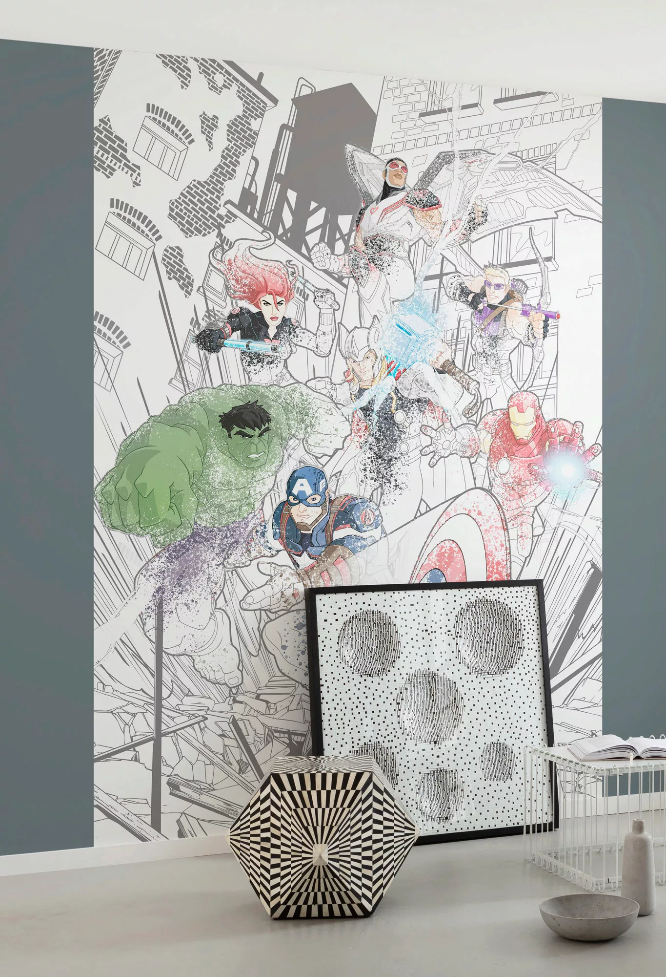 Komar Vliestapete »Avengers Attack«, 200x280 cm (Breite x Höhe) günstig online kaufen