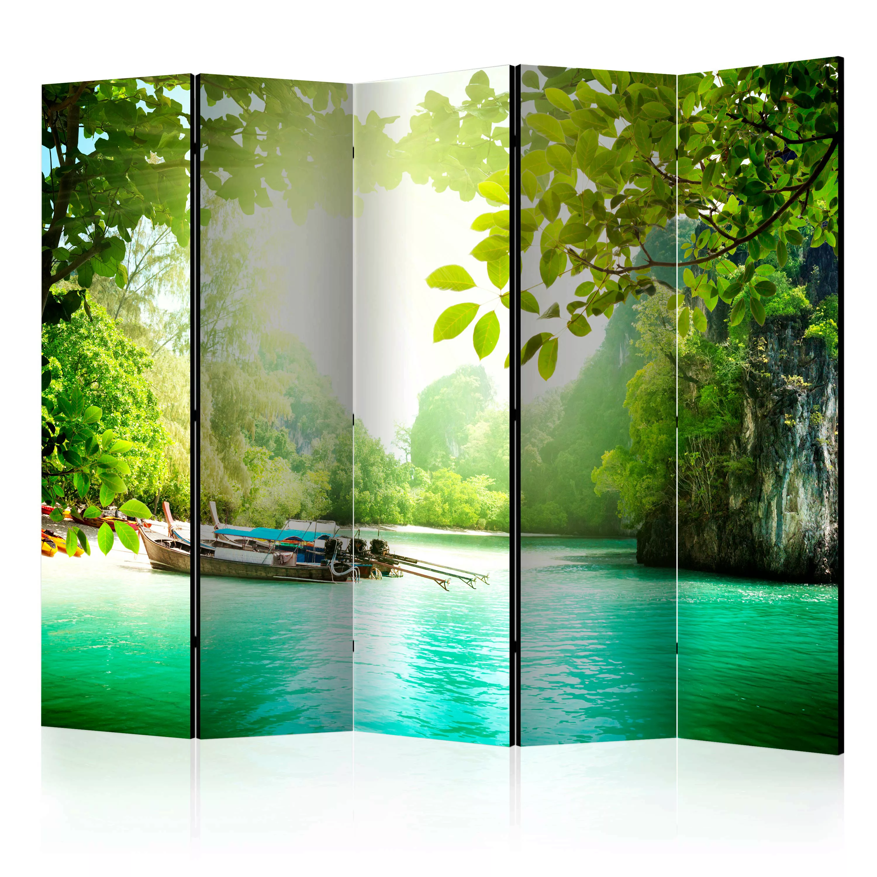 5-teiliges Paravent - Heavenly Landing Ii [room Dividers] günstig online kaufen