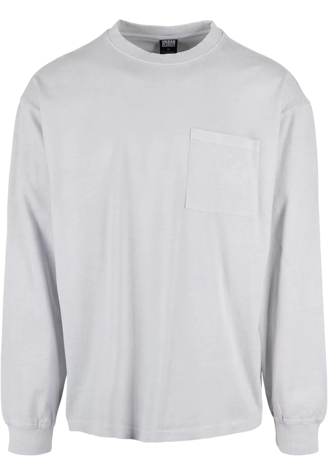 URBAN CLASSICS Longsleeve Urban Classics Herren Pigment Dyed Pocket Longsle günstig online kaufen