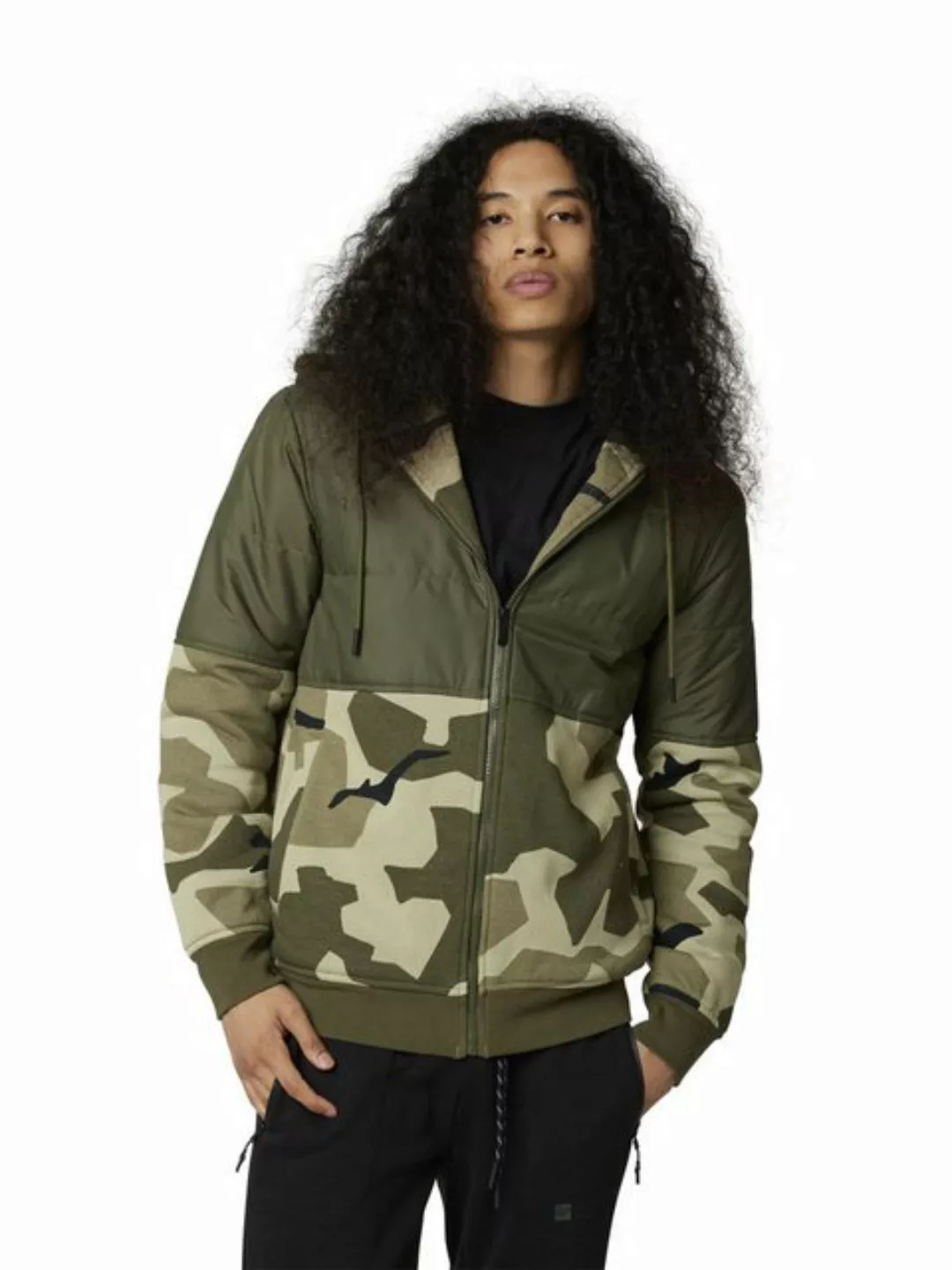 Fox Racing Fahrradjacke Lindon Sasquatch Fleece - olive camo günstig online kaufen