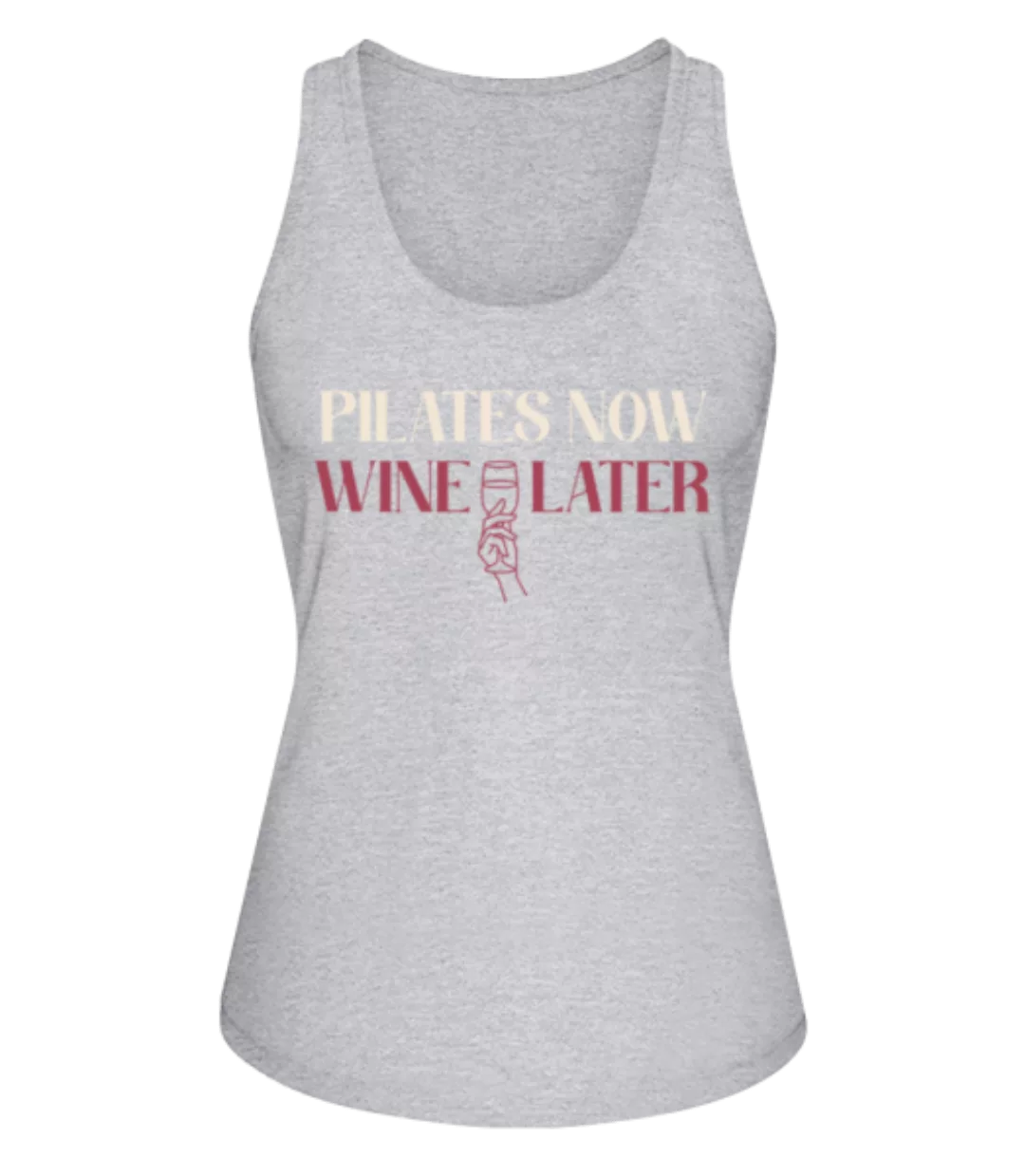 Pilates Now Wine Later · Frauen Bio Tank-Top Stanley Stella günstig online kaufen