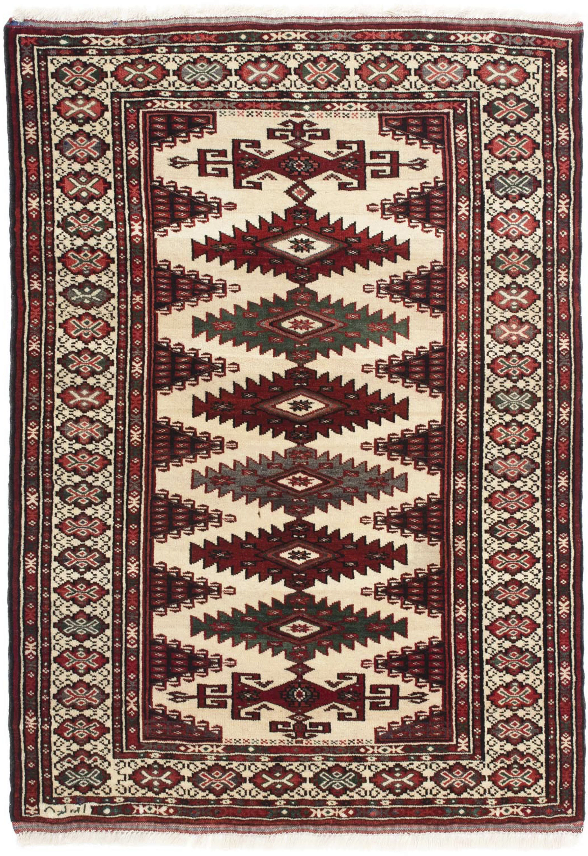 morgenland Orientteppich »Belutsch - 128 x 91 cm - beige«, rechteckig, Wohn günstig online kaufen
