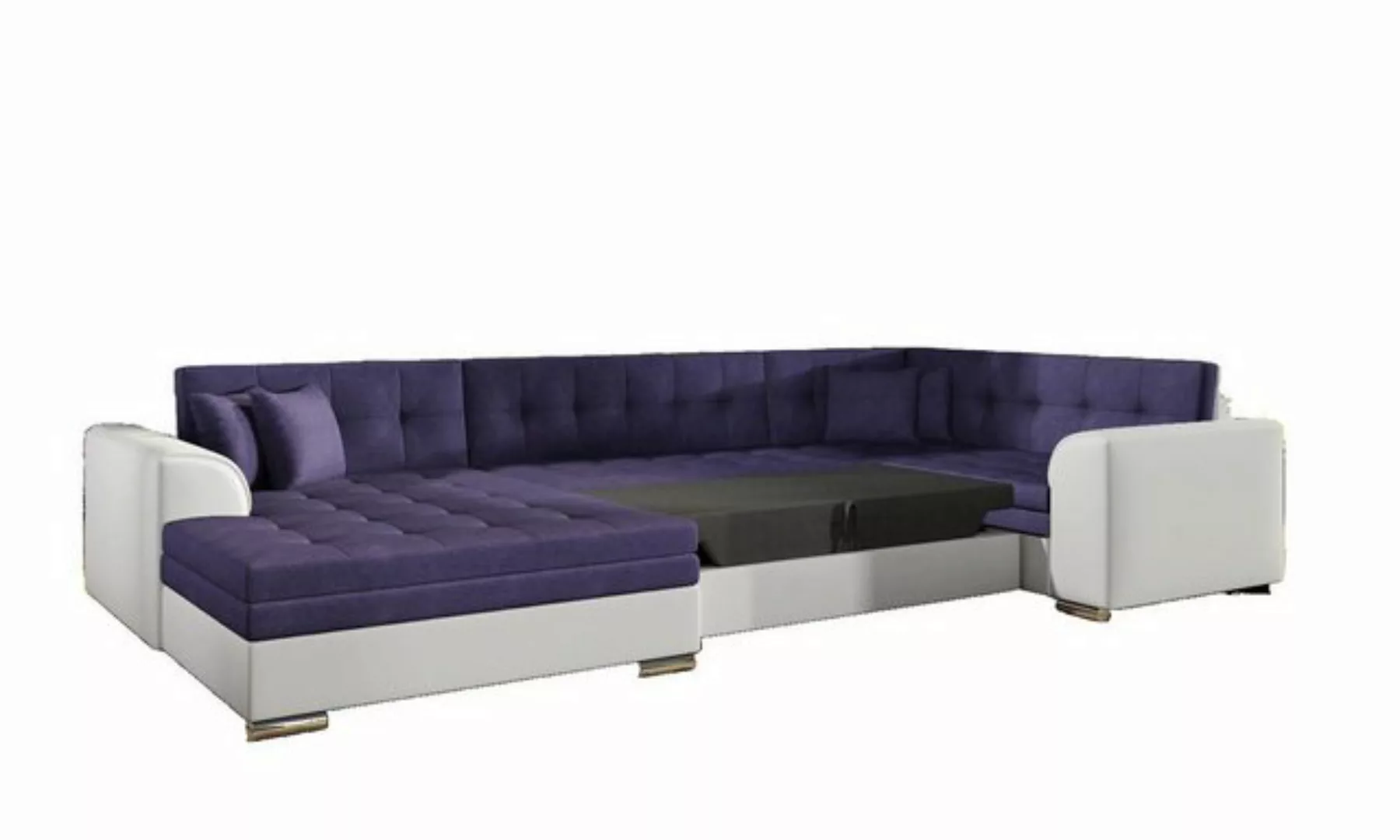 JVmoebel Ecksofa Gäste Zimmer Wohnzimmer Polster Schlafsofa Bettfunktion So günstig online kaufen