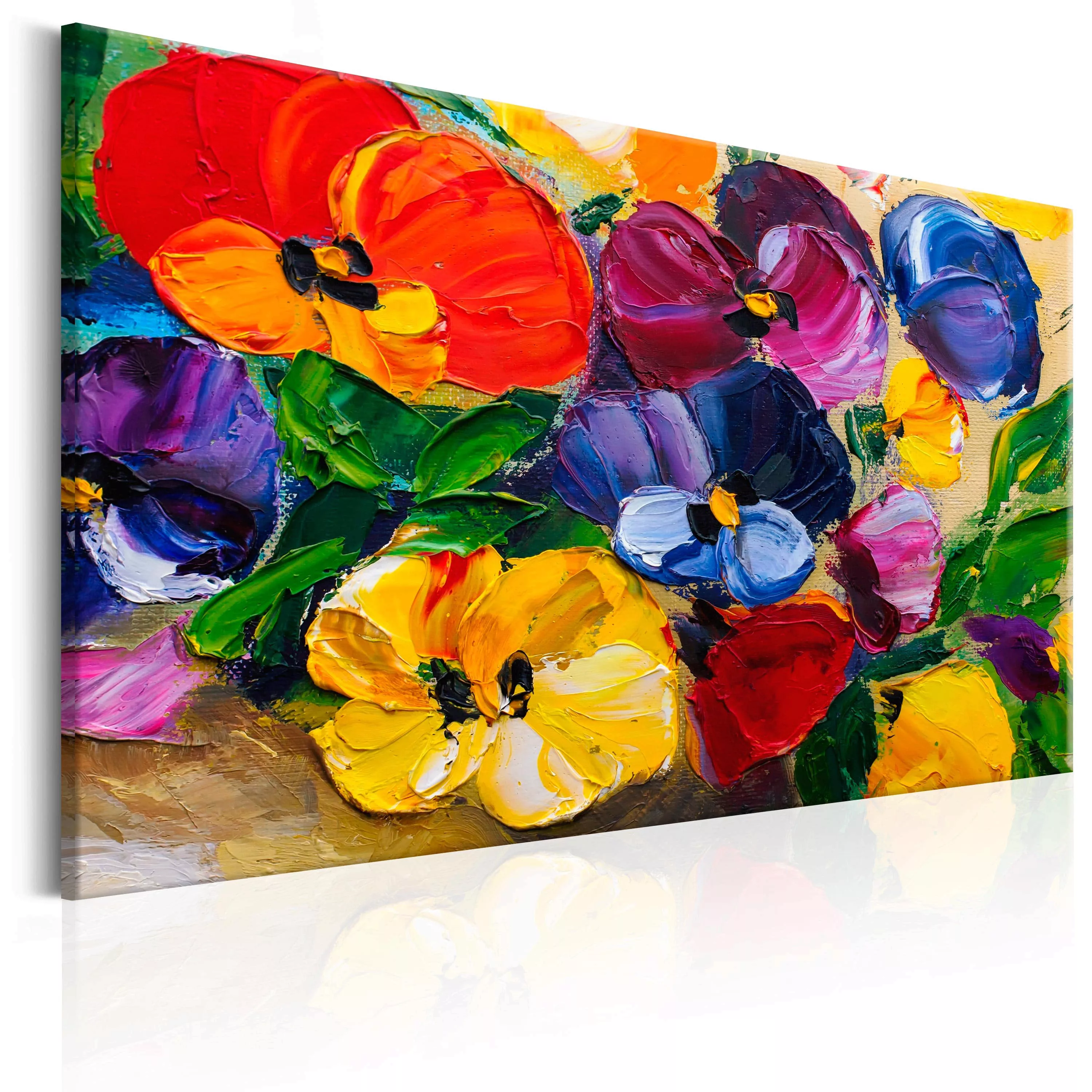 Wandbild - Spring Pansies günstig online kaufen