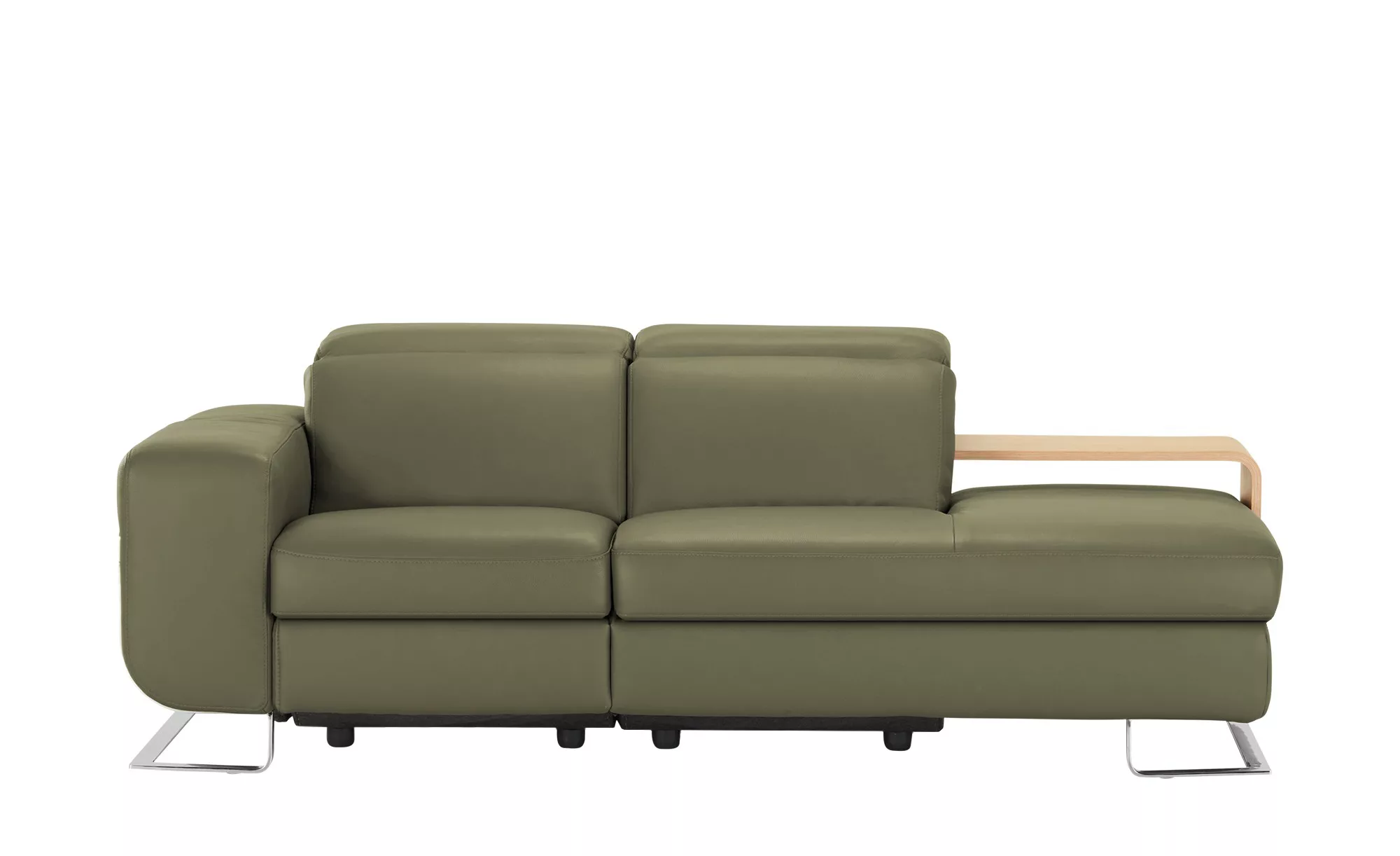 JOOP! Ledersofa  8151 ¦ grün ¦ Maße (cm): B: 211 H: 74 T: 111.0 Polstermöbe günstig online kaufen