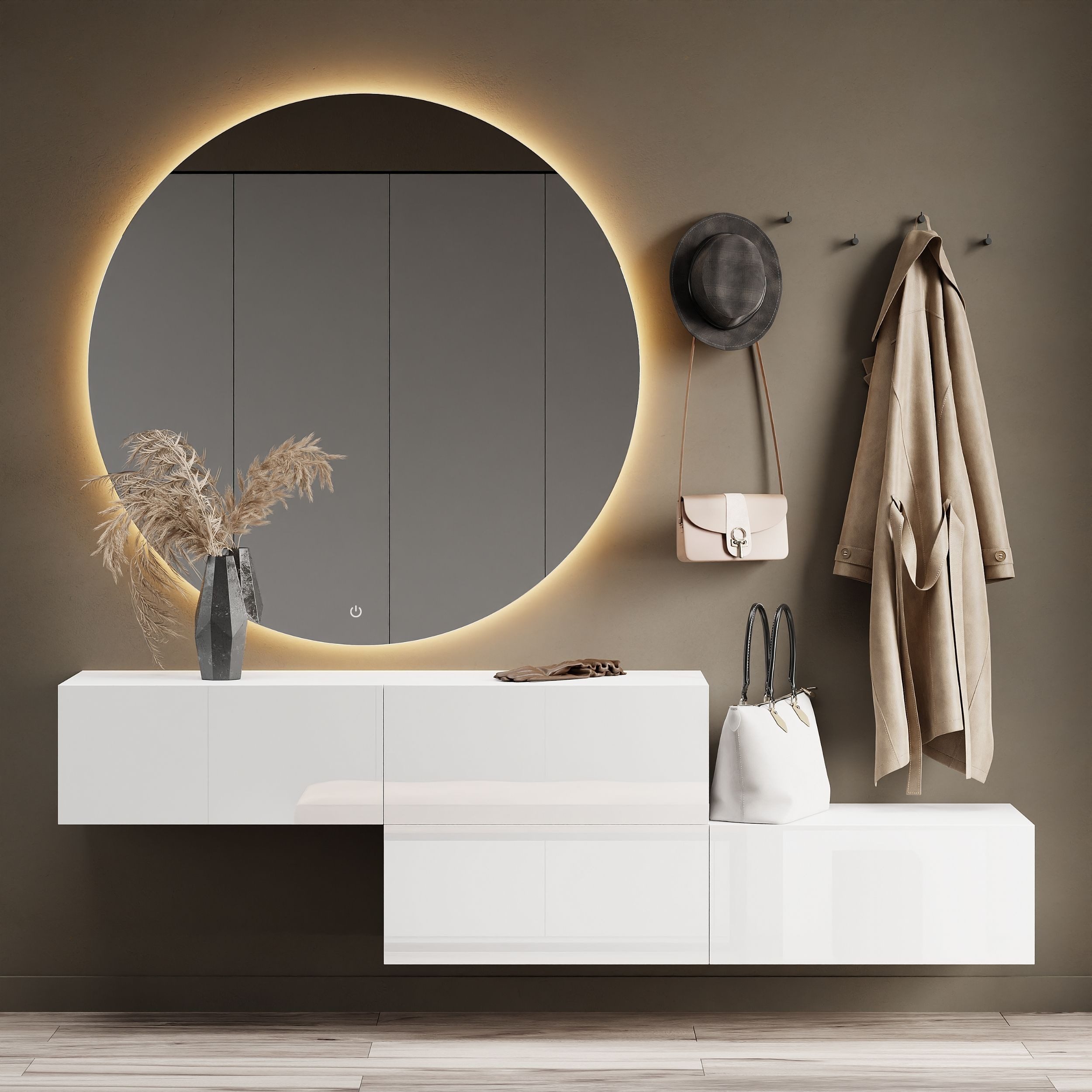 Planetmöbel Garderoben-Set Hängeschrank WEST 140 cm, günstig online kaufen