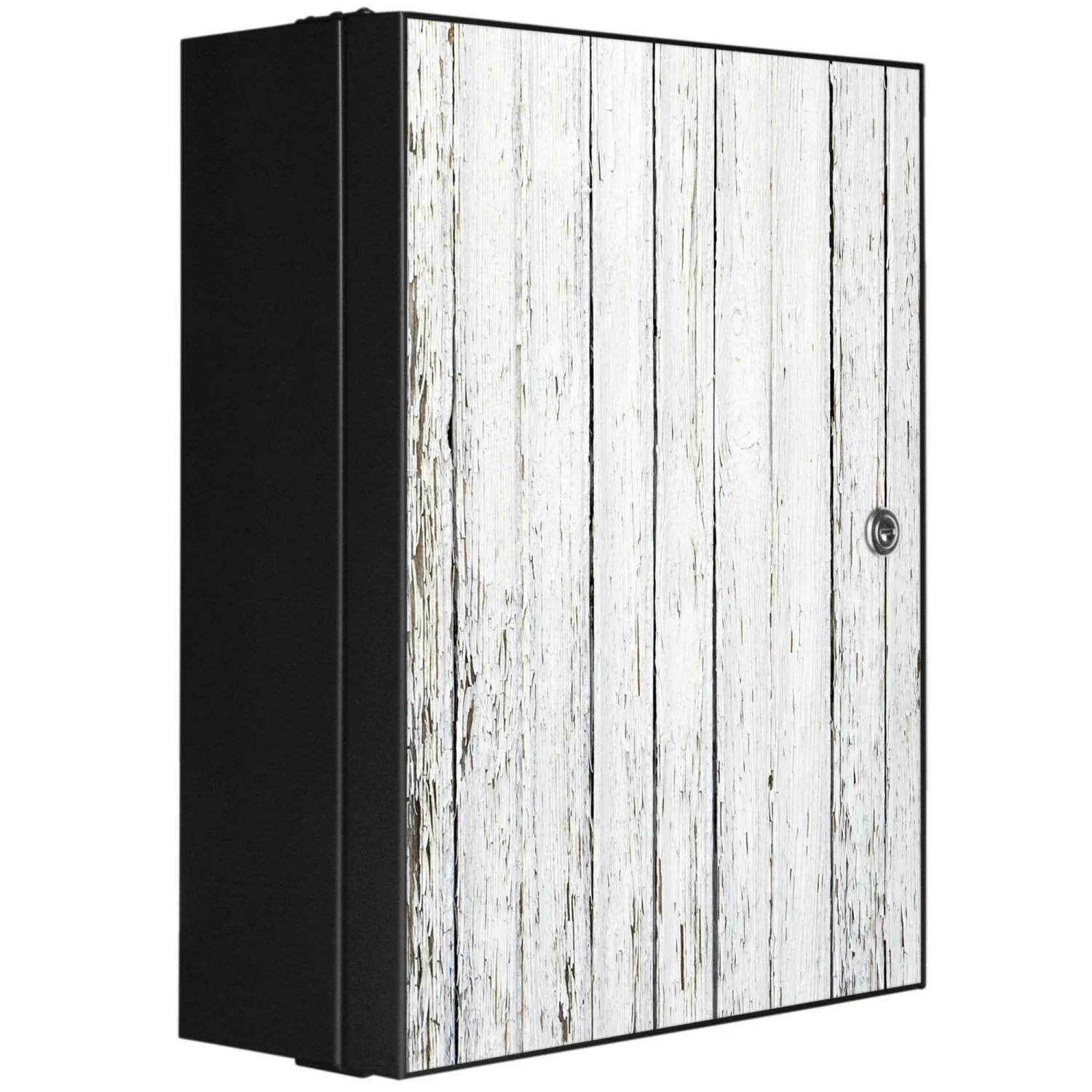 Banjado XXL Medizinschrank Abschliessbar 35x46x15cm Arzneischrank Anthrazit günstig online kaufen