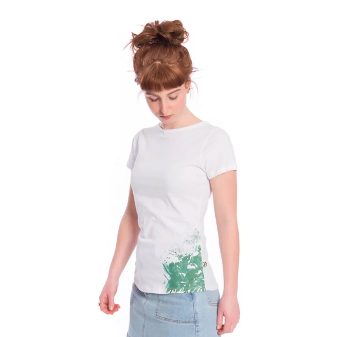 Natural Grown Flower T-shirt Damen Weiß | Mint günstig online kaufen