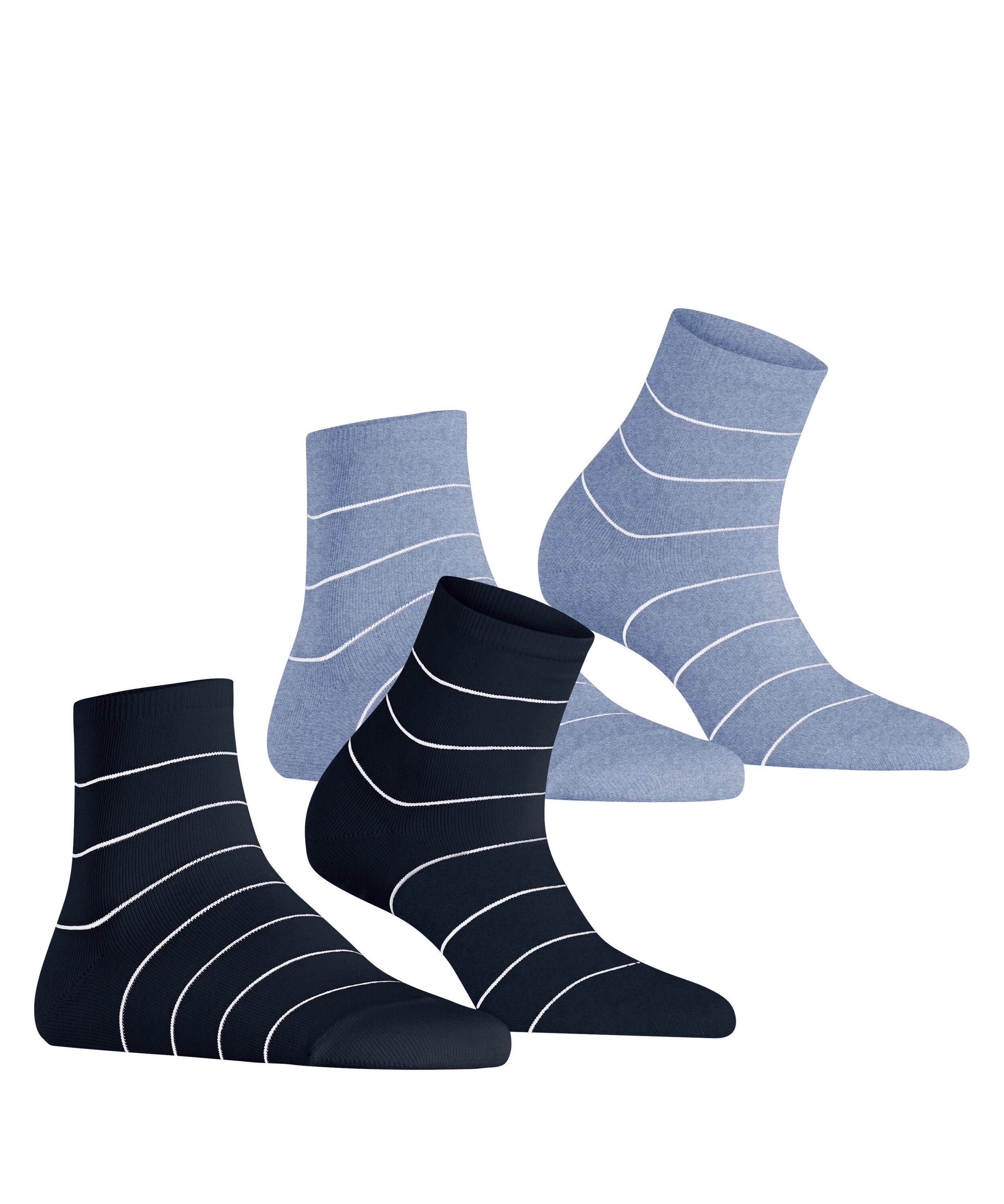 Esprit Kurzsocken Fine Line 2-Pack (2-Paar) günstig online kaufen