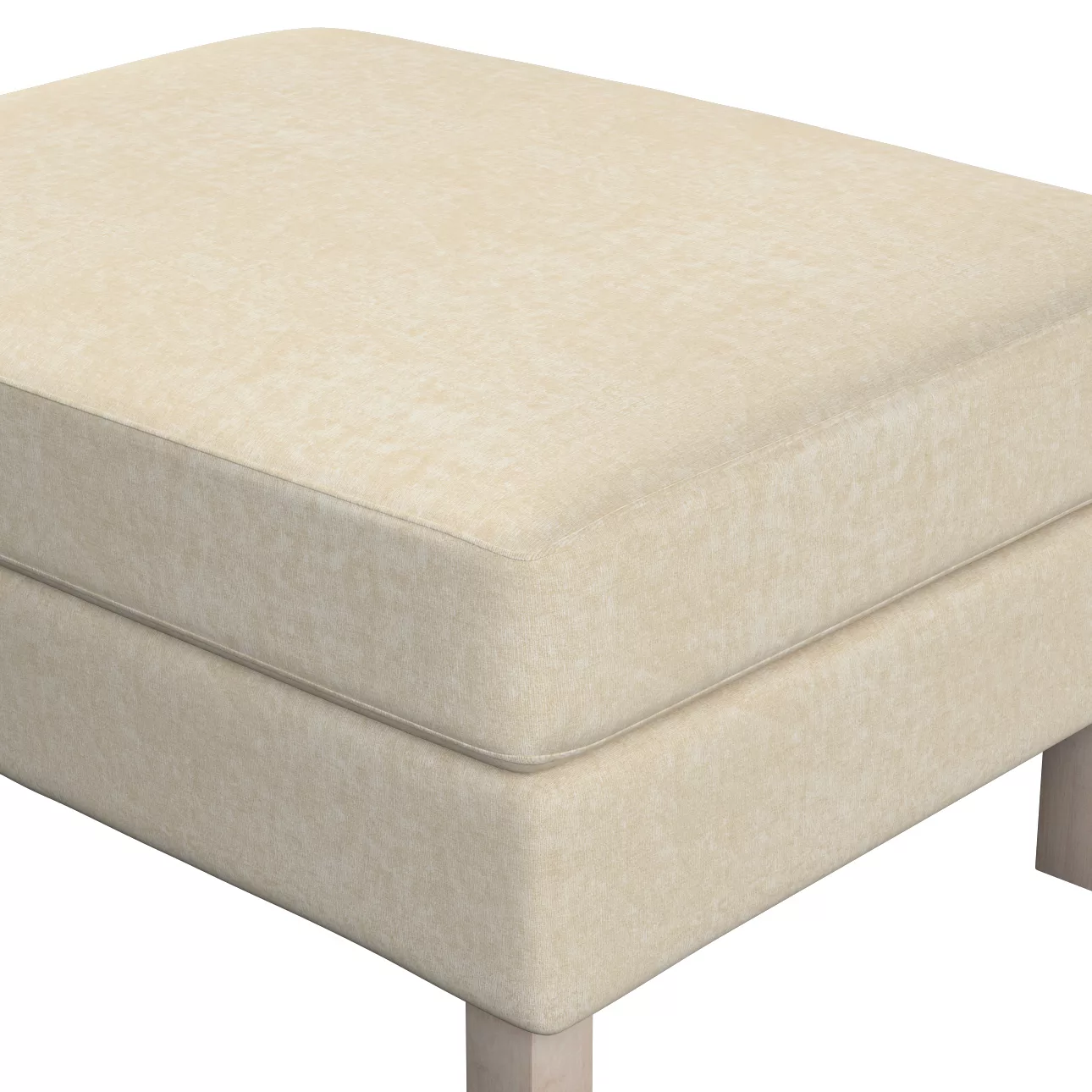 Bezug für Karlstad Hocker, grau-beige, Husse, Karstadt Hocker, Chenille (16 günstig online kaufen