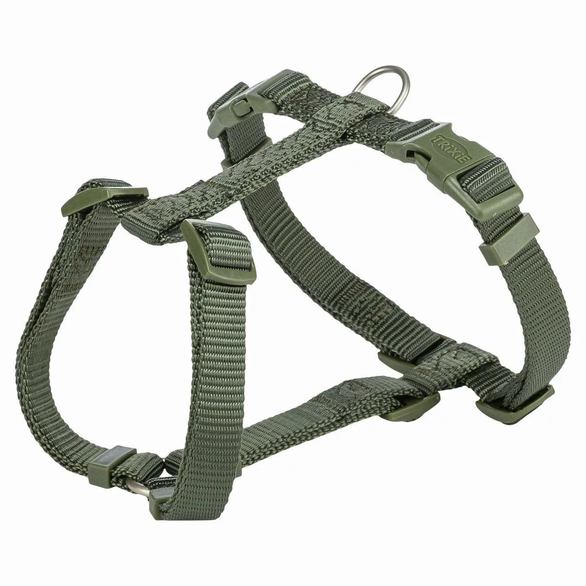 TRIXIE Hunde-Geschirr Premium H-Geschirr olivgrün günstig online kaufen