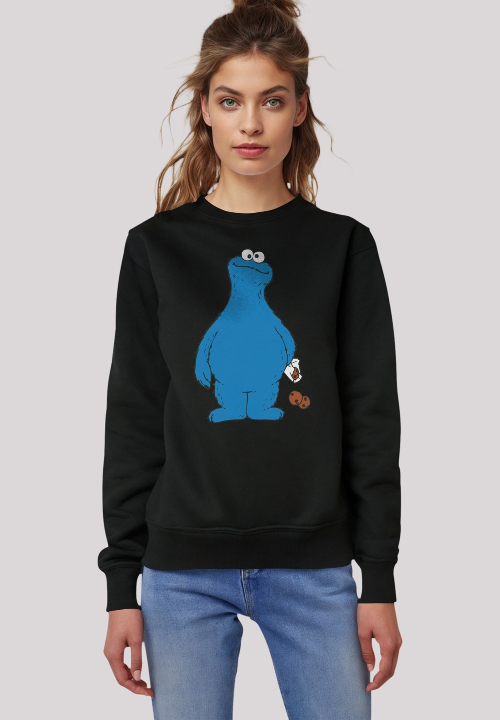 F4NT4STIC Sweatshirt "Sesamstraße Cookie Thief", Premium Qualität günstig online kaufen