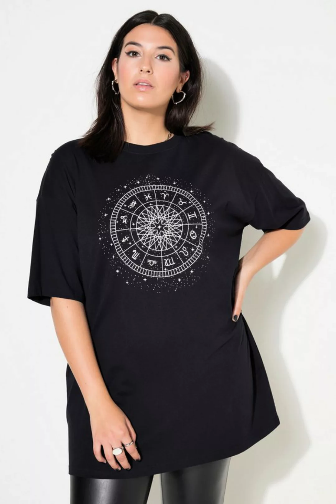 Studio Untold Rundhalsshirt T-Shirt oversized Astro Print günstig online kaufen