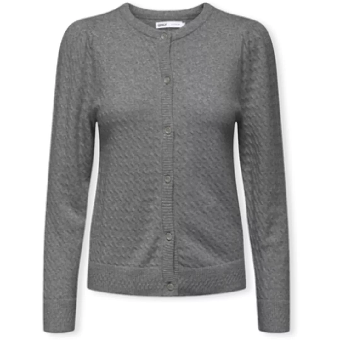 Only  Pullover Katia Life Knit - Medium Grey Melange günstig online kaufen