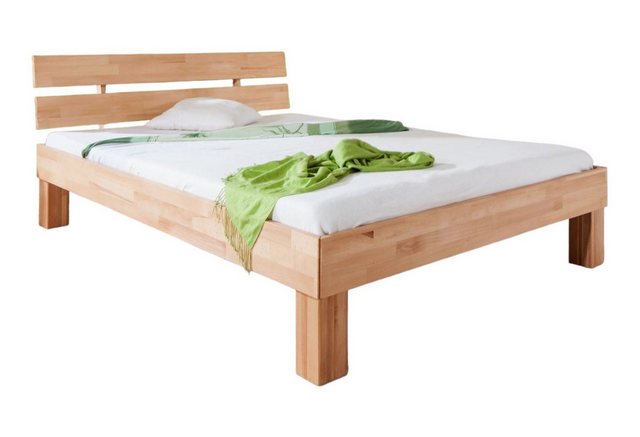 58 aufm Kessel Bettgestell Massivholzbett Gerti 145x212x79 Futonbett Massiv günstig online kaufen