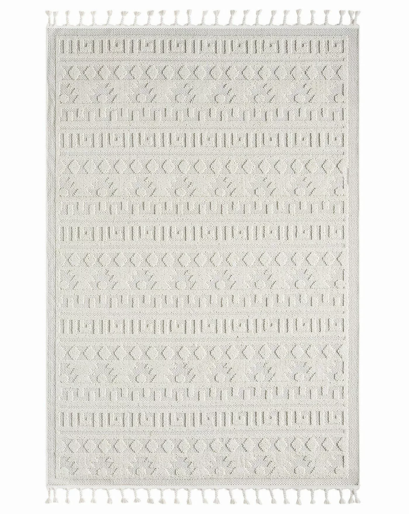 Vimoda Teppich Wohnzimmer Boho Skandi Frisé-Teppich, günstig online kaufen