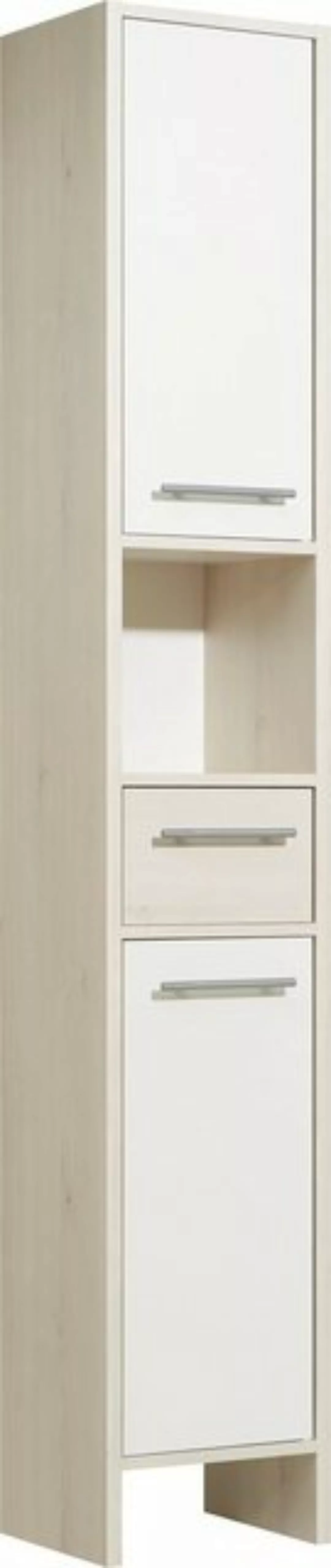 Saphir Hochschrank Quickset 350 Badschrank 33 cm breit, 2 Türen, 1 Schublad günstig online kaufen