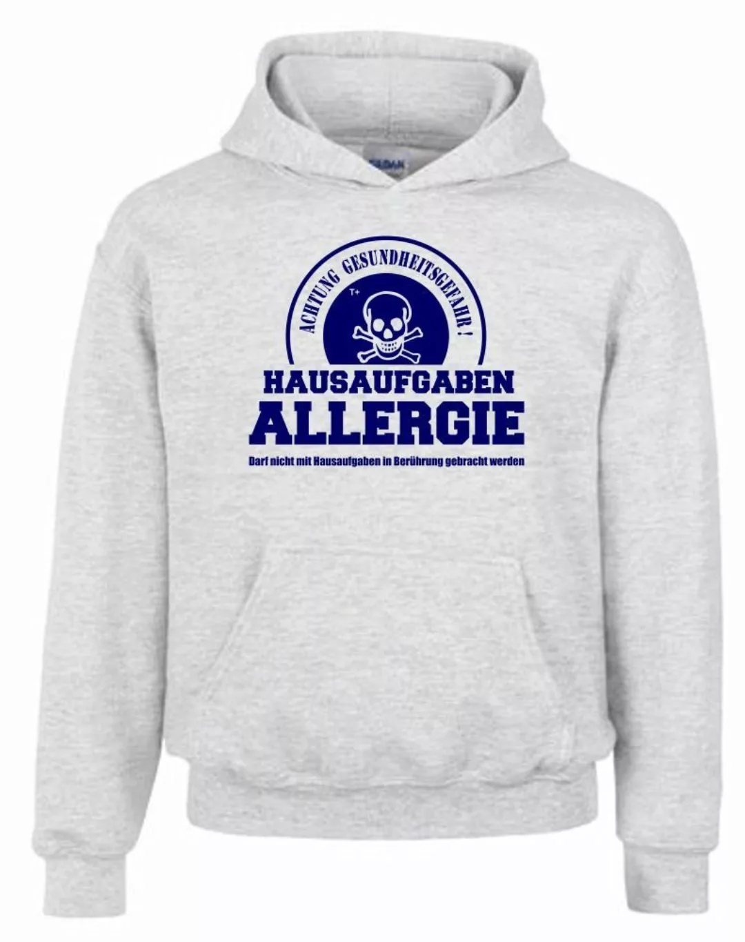 coole-fun-t-shirts Hoodie Hausaufgabenallergie Hoodie Sweatshirt mit günstig online kaufen