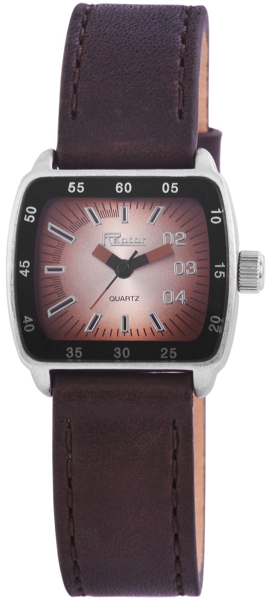 Raptor Quarzuhr RA157 mit Echtlederarmband, 3 günstig online kaufen
